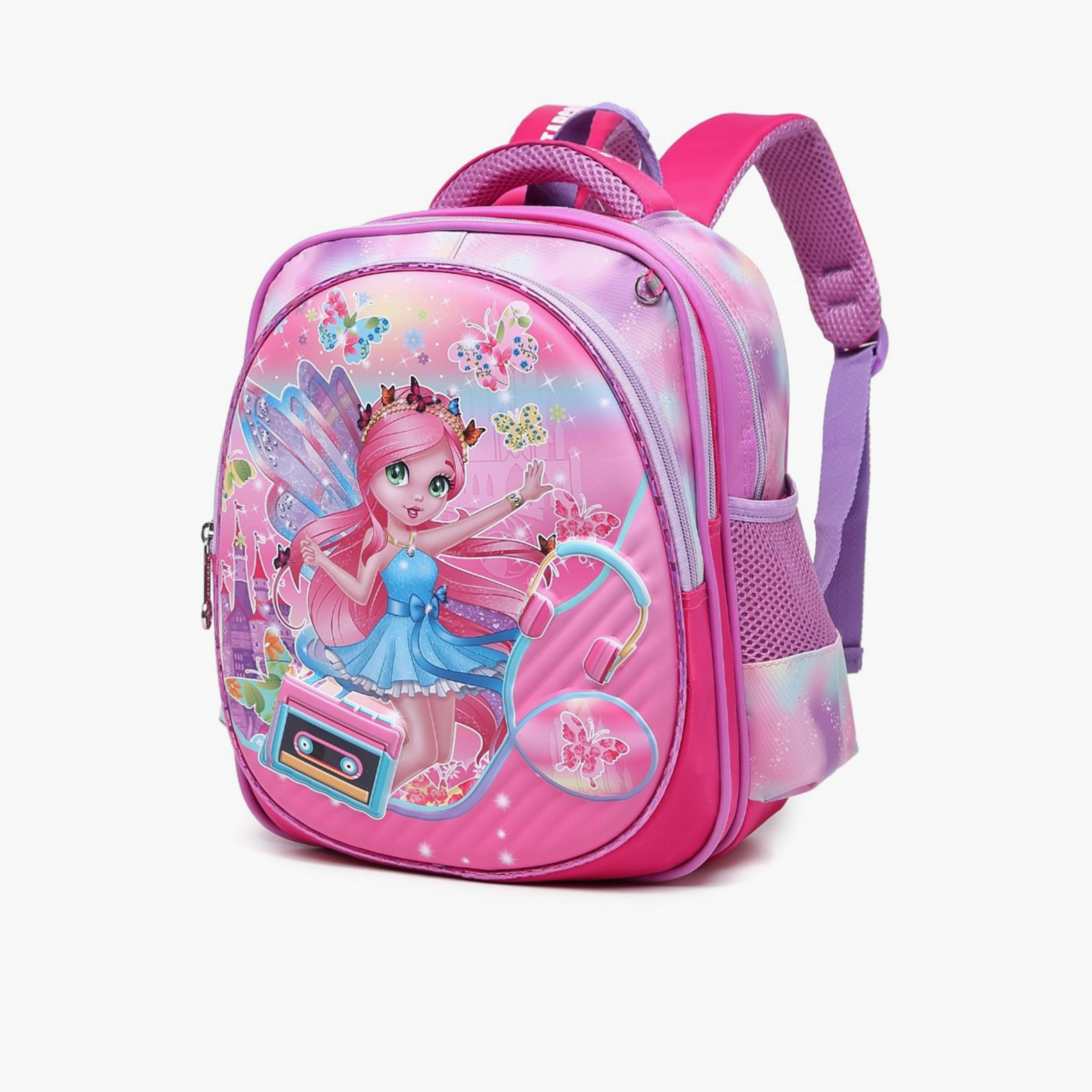 ستار جولد- طقم شنطة الظهر بوليستر 12 إنش حزام قابل للتعديل-school-bagsandbackpacks-sets-image-3