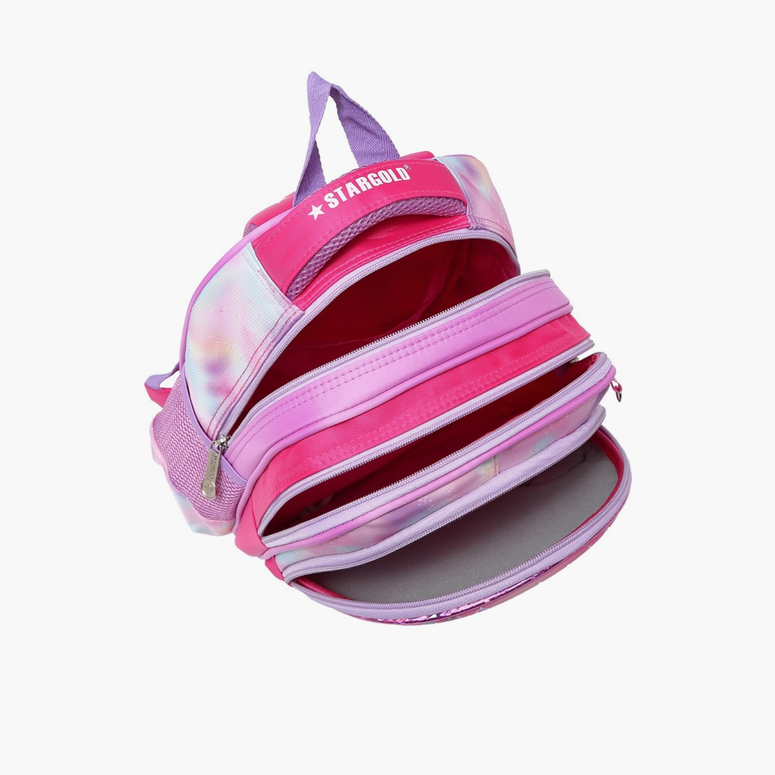 ستار جولد- طقم شنطة الظهر بوليستر 12 إنش حزام قابل للتعديل-school-bagsandbackpacks-sets-image-4