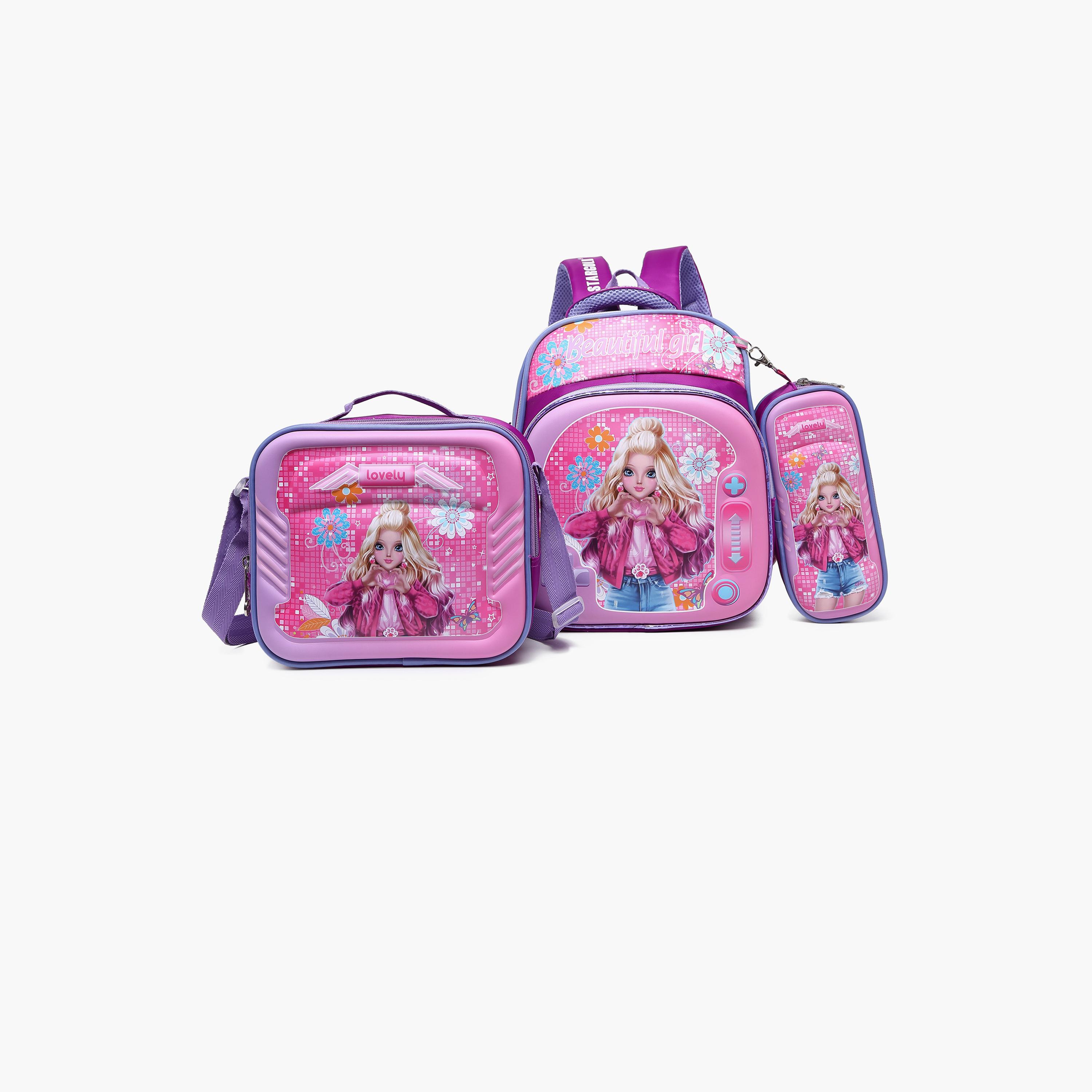 Stargold 12 Inches Backpack Sets, Polyester, Adjustable Strap-school-bagsandbackpacks-sets-image-1