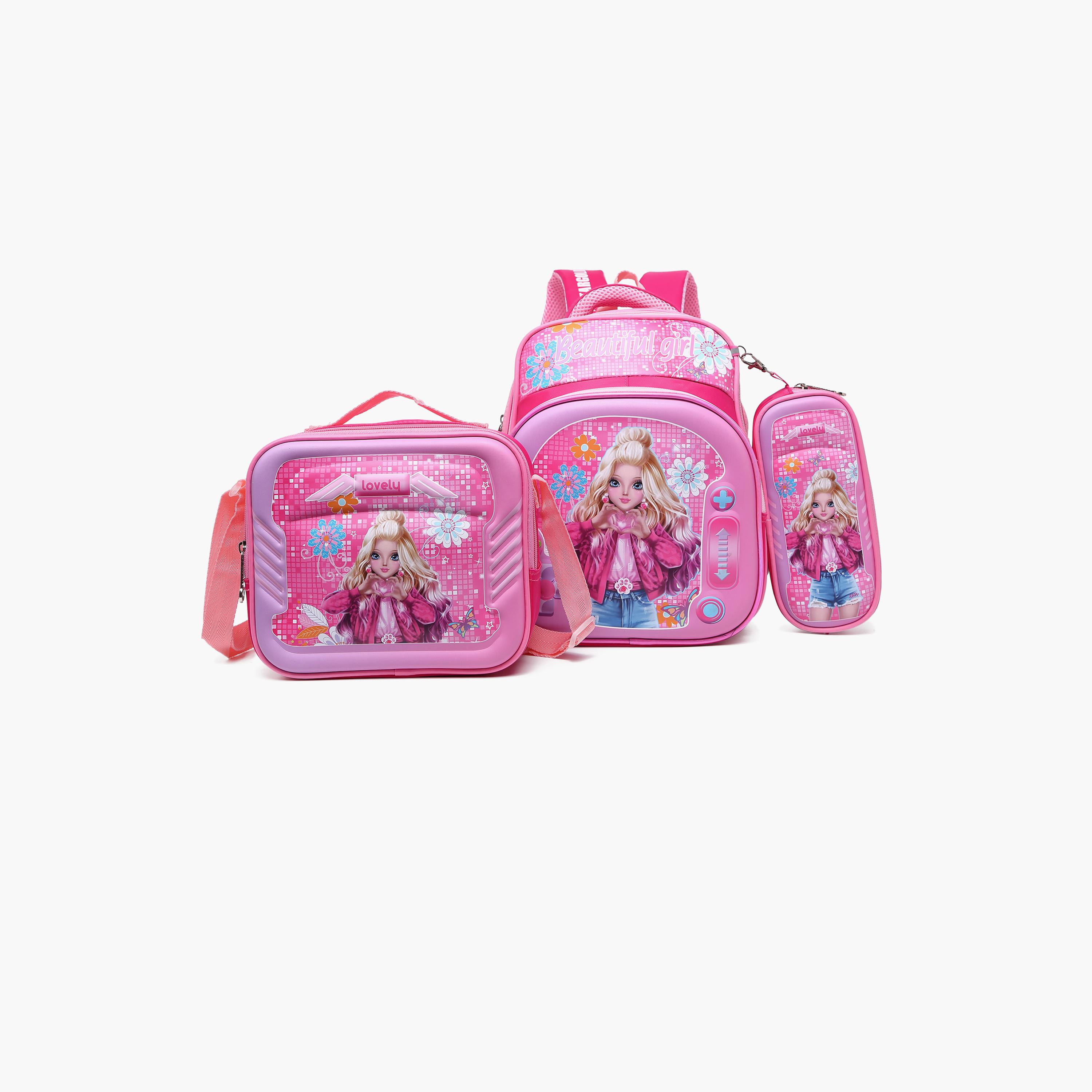 Stargold 12 Inches Backpack Sets, Polyester, Adjustable Strap-school-bagsandbackpacks-sets-image-1