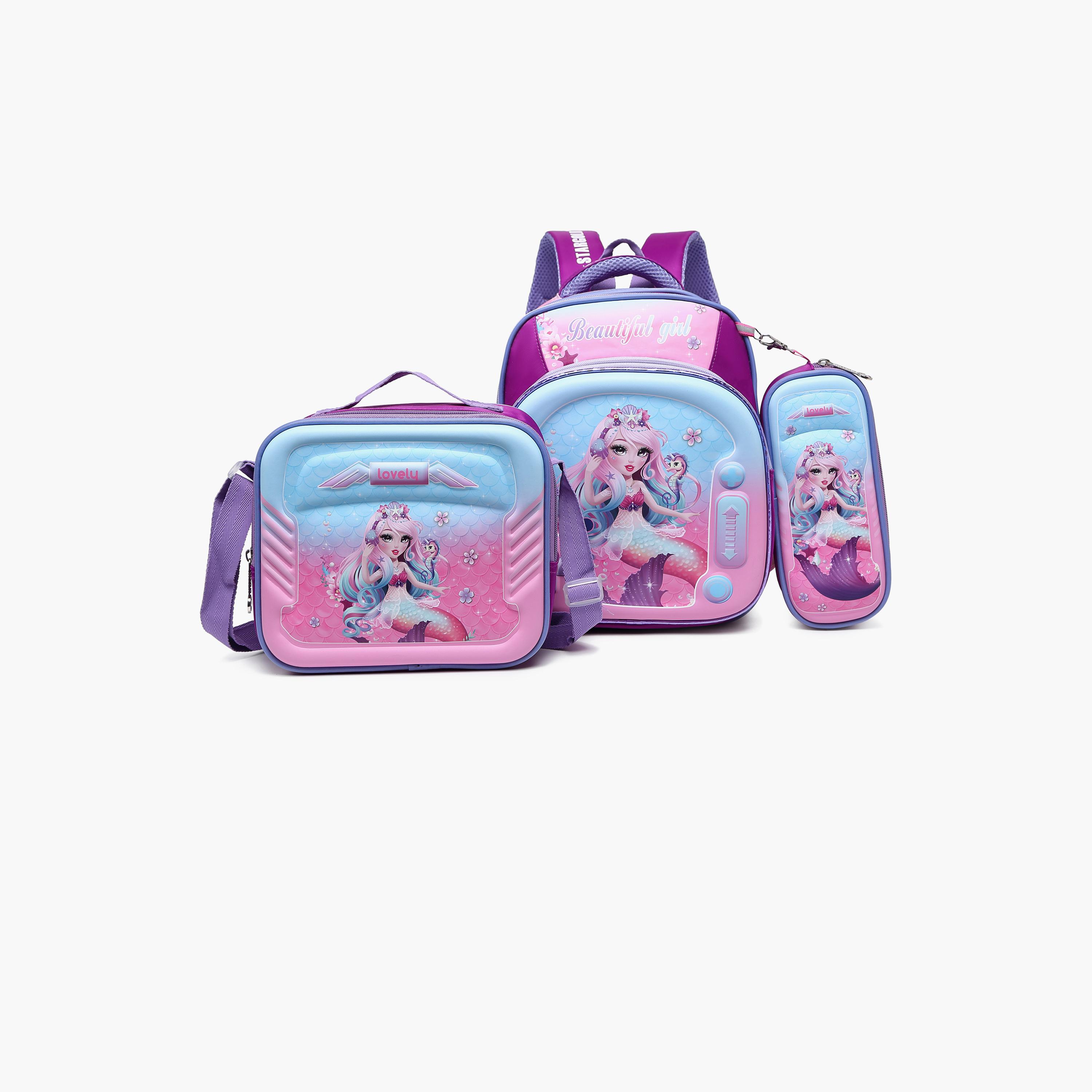 Stargold 12 Inches Backpack Sets, Polyester, Adjustable Strap-school-bagsandbackpacks-sets-image-1
