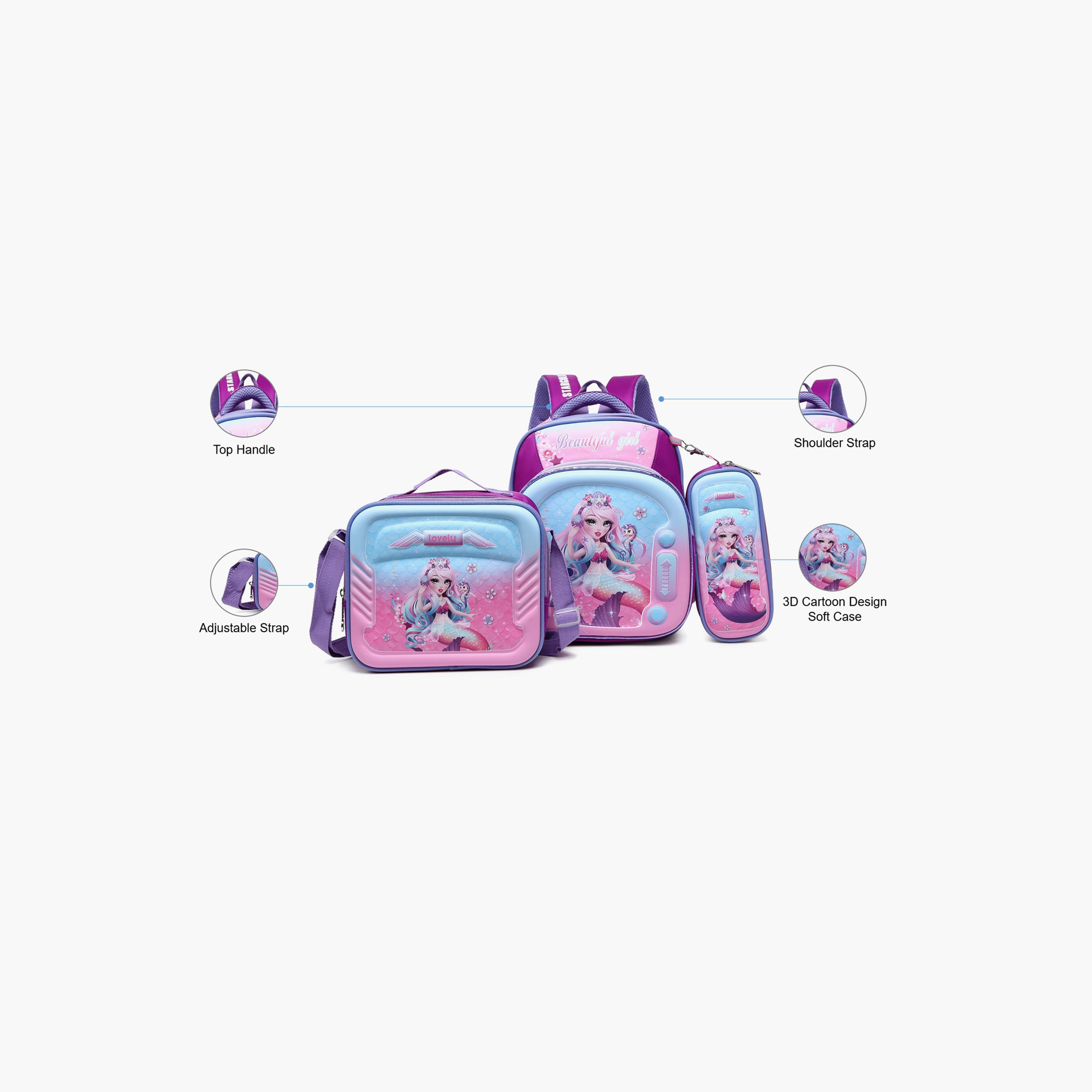 Stargold 12 Inches Backpack Sets, Polyester, Adjustable Strap-school-bagsandbackpacks-sets-image-2