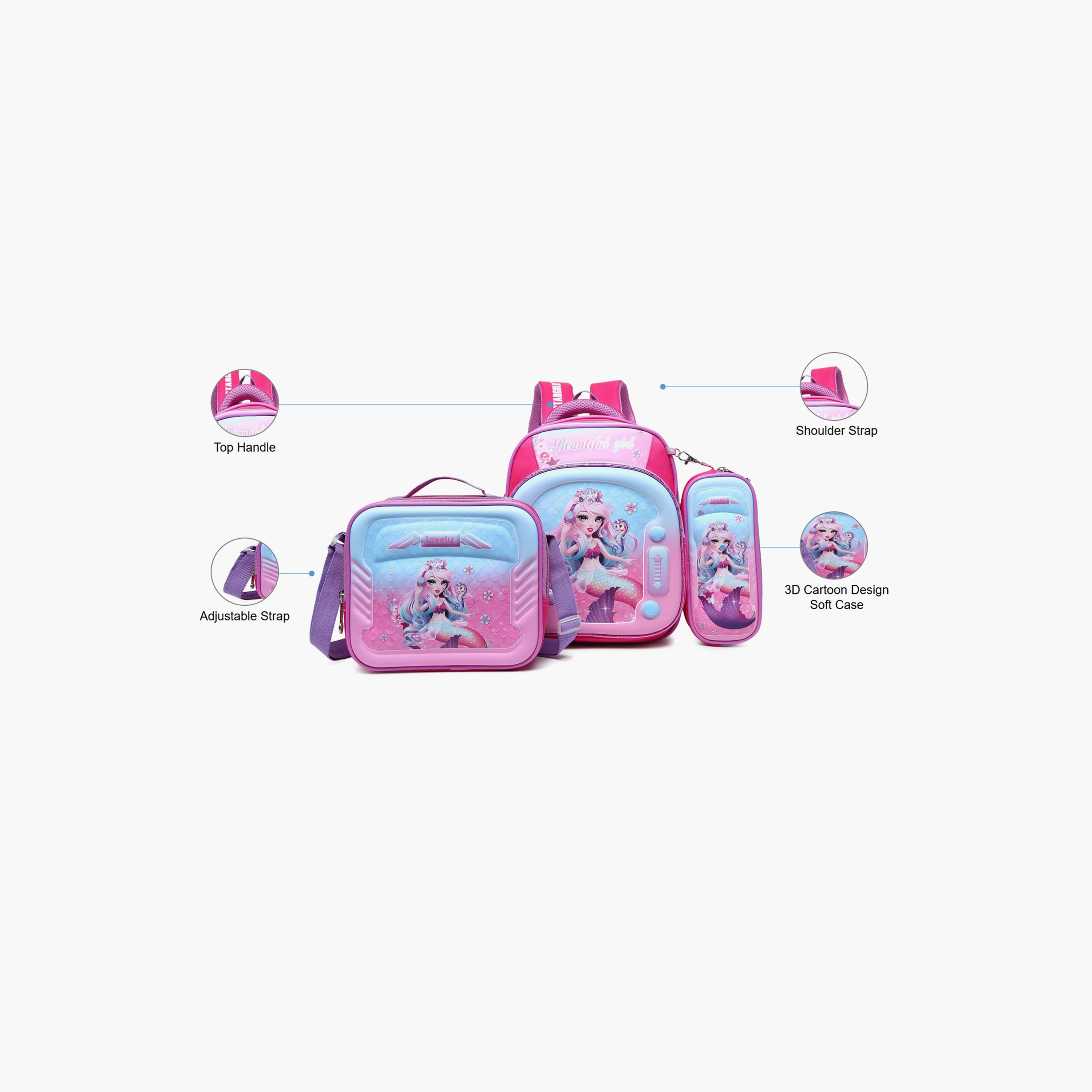 Stargold 12 Inches Backpack Sets, Polyester, Adjustable Strap-school-bagsandbackpacks-sets-image-2