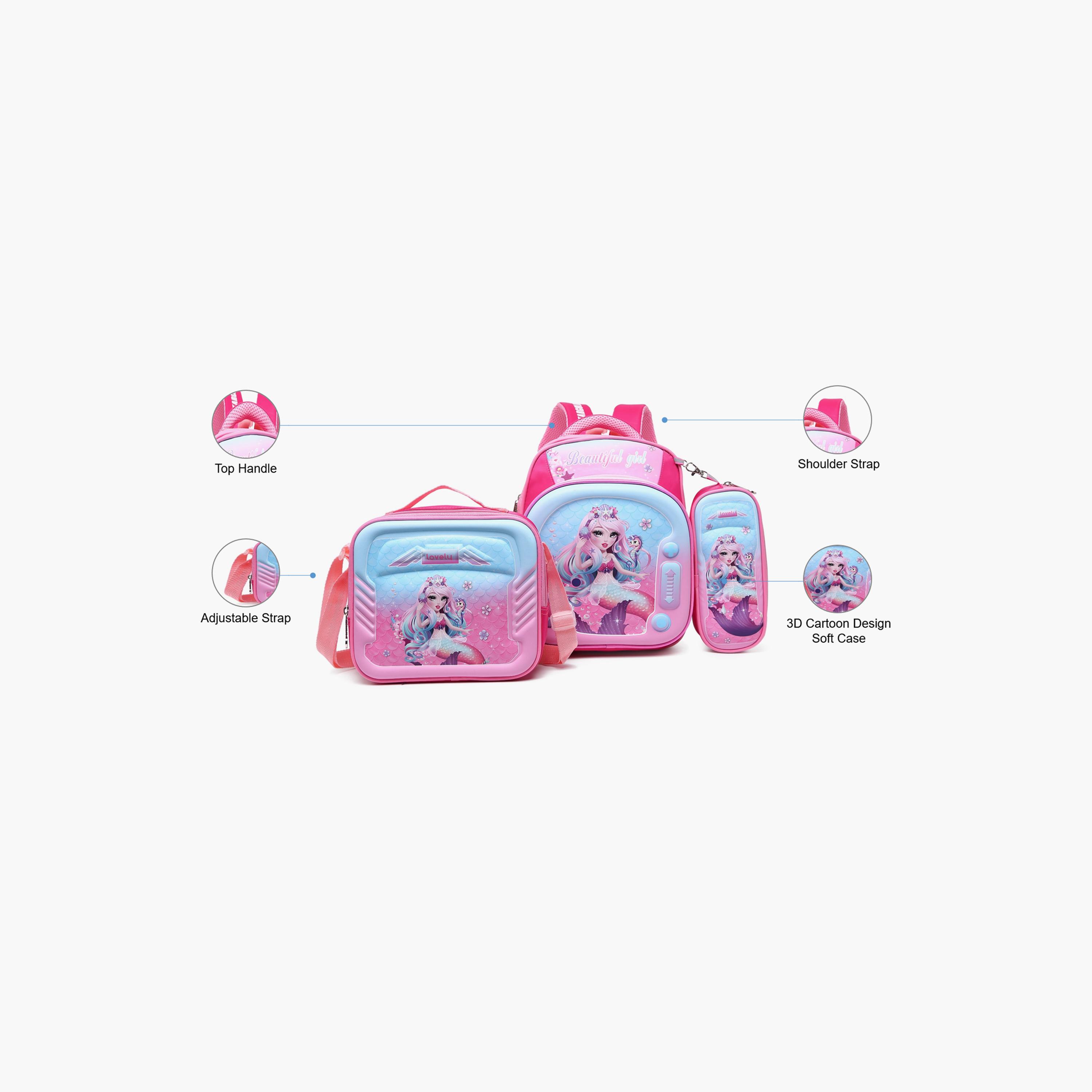 Stargold 12 Inches Backpack Sets, Polyester, Adjustable Strap-school-bagsandbackpacks-sets-image-2