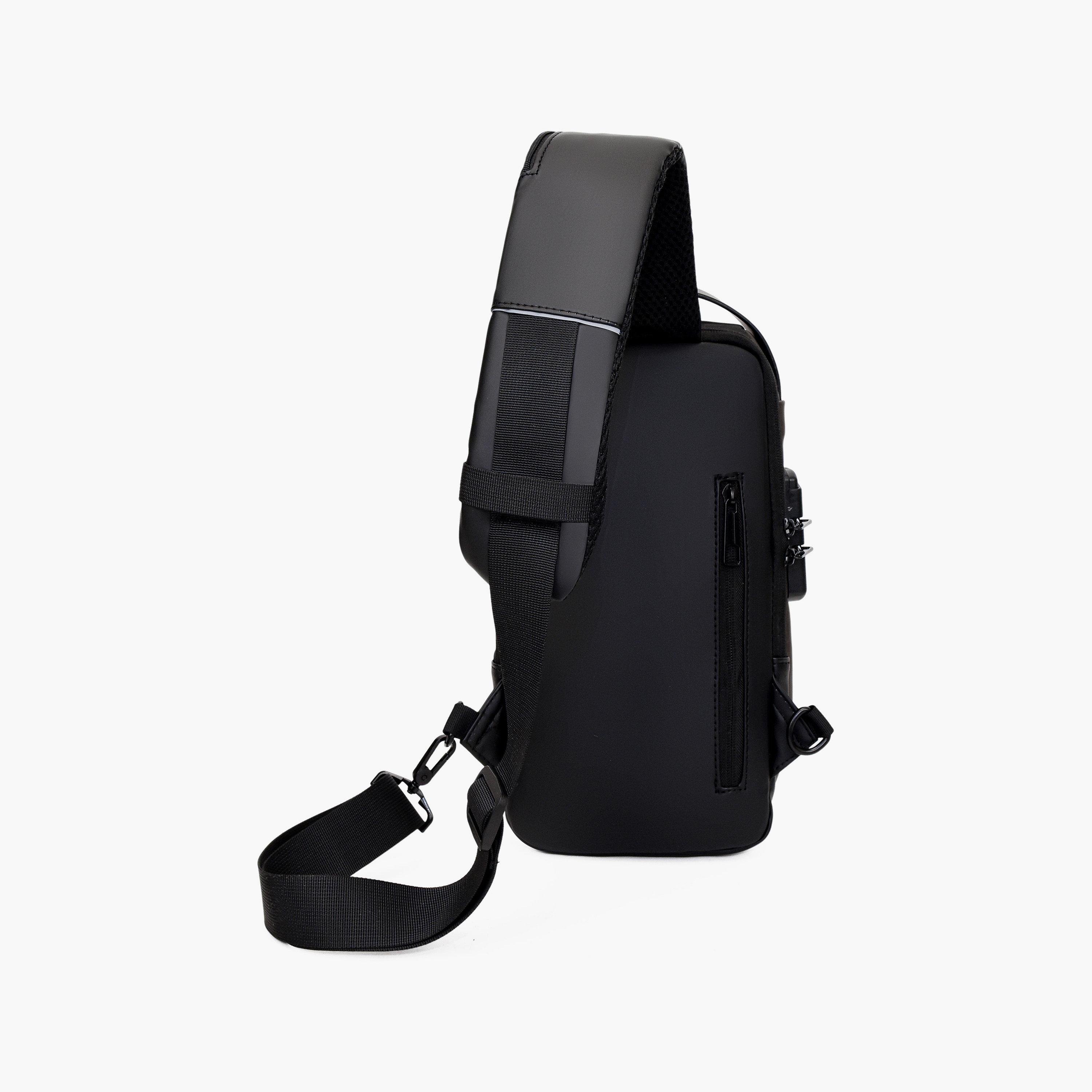 Stargold Crossbody Bag with Zipper Closure and Detachable Strap-men-bags-image-5
