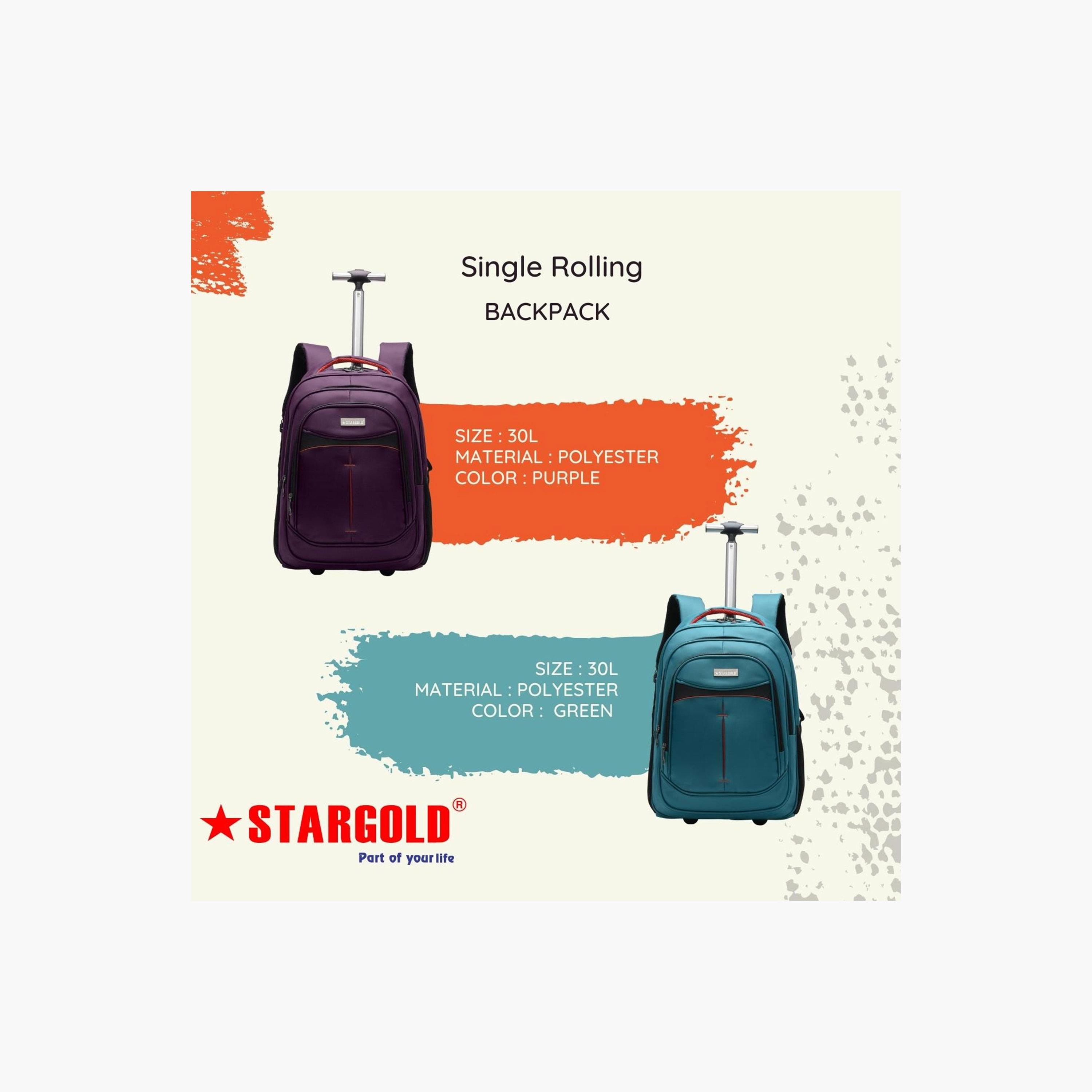 Stargold 18 Inches Trolley Bag, Polyester, Adjustable Strap-travel-luggagesandbags-backpacks-image-2