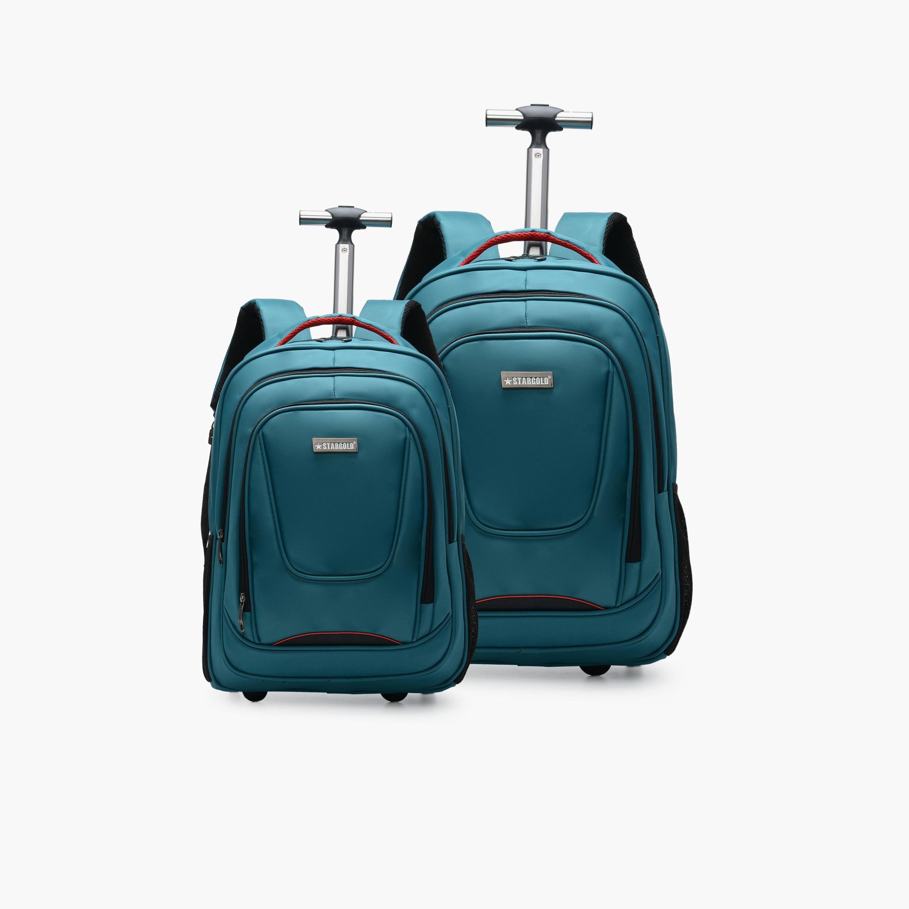 Stargold Set Of 2 Trolley Backpack 18 Inches and 21 Inches, Adjustable Strap-school-bagsandbackpacks-sets-image-1
