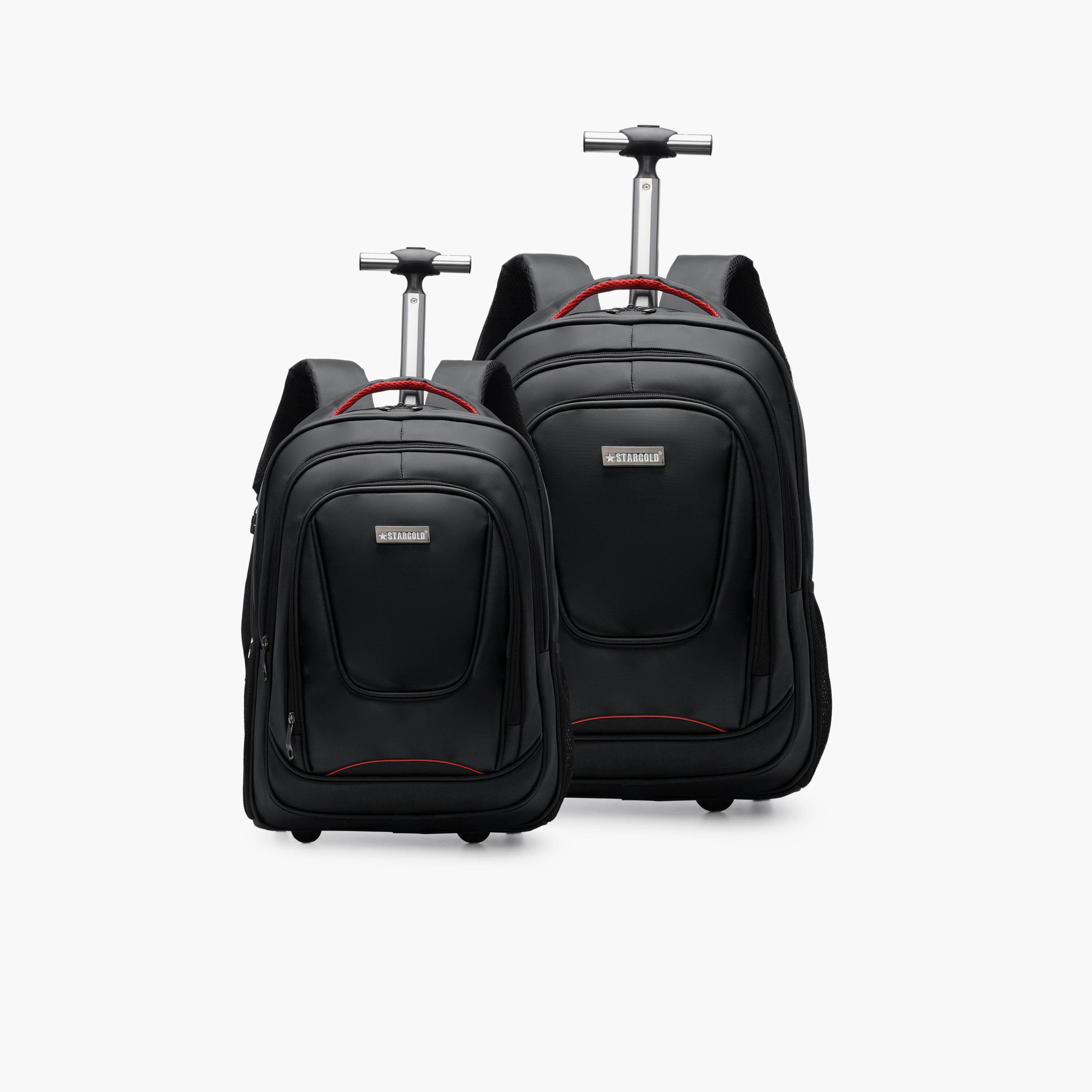 Stargold Set Of 2 Trolley Backpack 18 Inches and 21 Inches, Adjustable Strap-school-bagsandbackpacks-sets-image-1