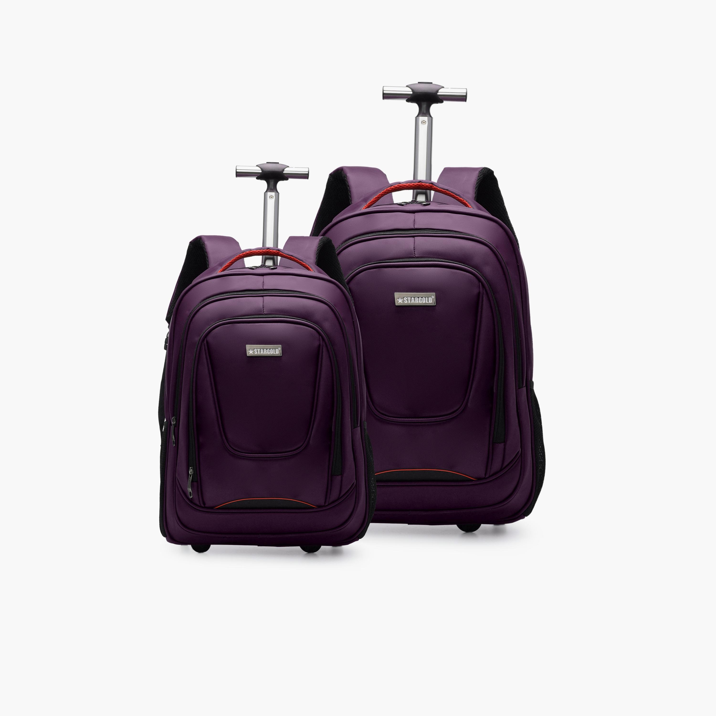 Stargold Set Of 2 Trolley Backpack 18 Inches and 21 Inches, Adjustable Strap-school-bagsandbackpacks-sets-image-1