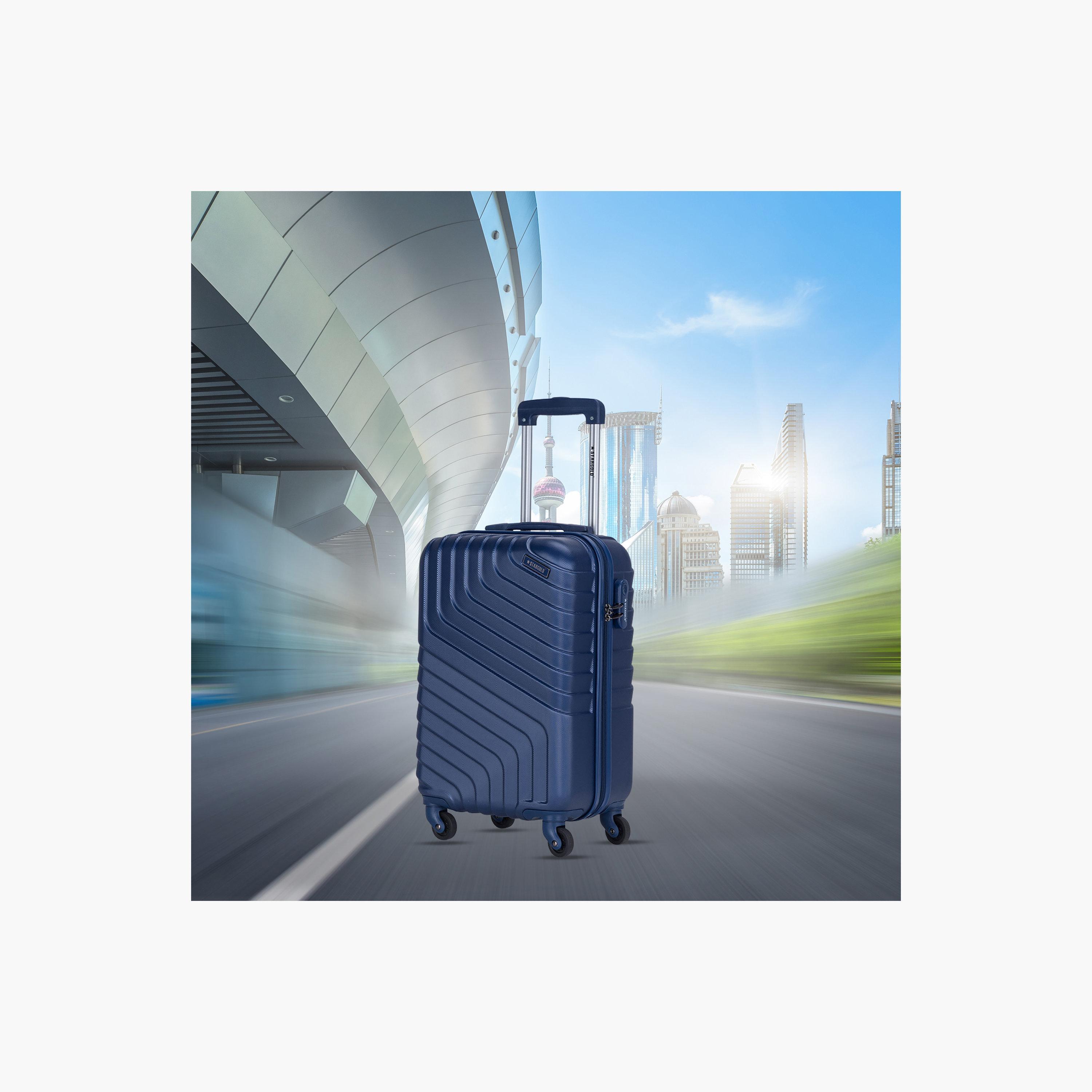 Stargold 51 CM Small Cabin ABS Hard Sided 4-Wheeler Spinner Trolley Bag with Combination Lock-travel-luggagesandbags-luggage-image-5