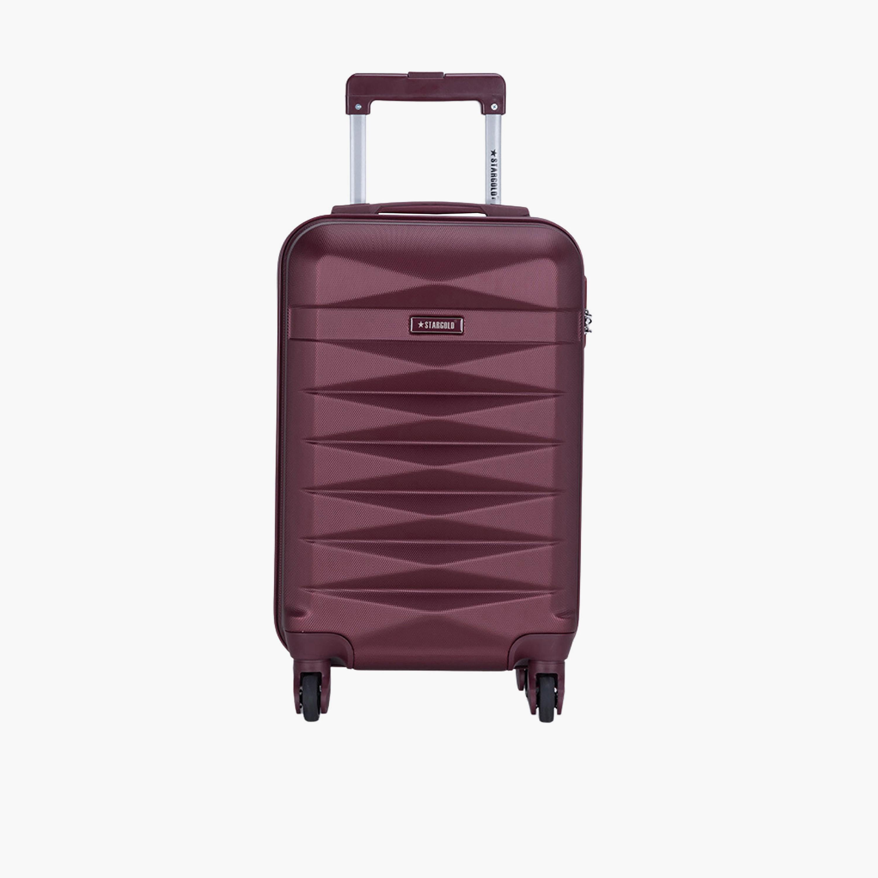 Stargold 51 CM Small Cabin ABS Hard Sided 4-Wheeler Spinner Trolley Bag with Combination Lock-travel-luggagesandbags-luggage-image-1