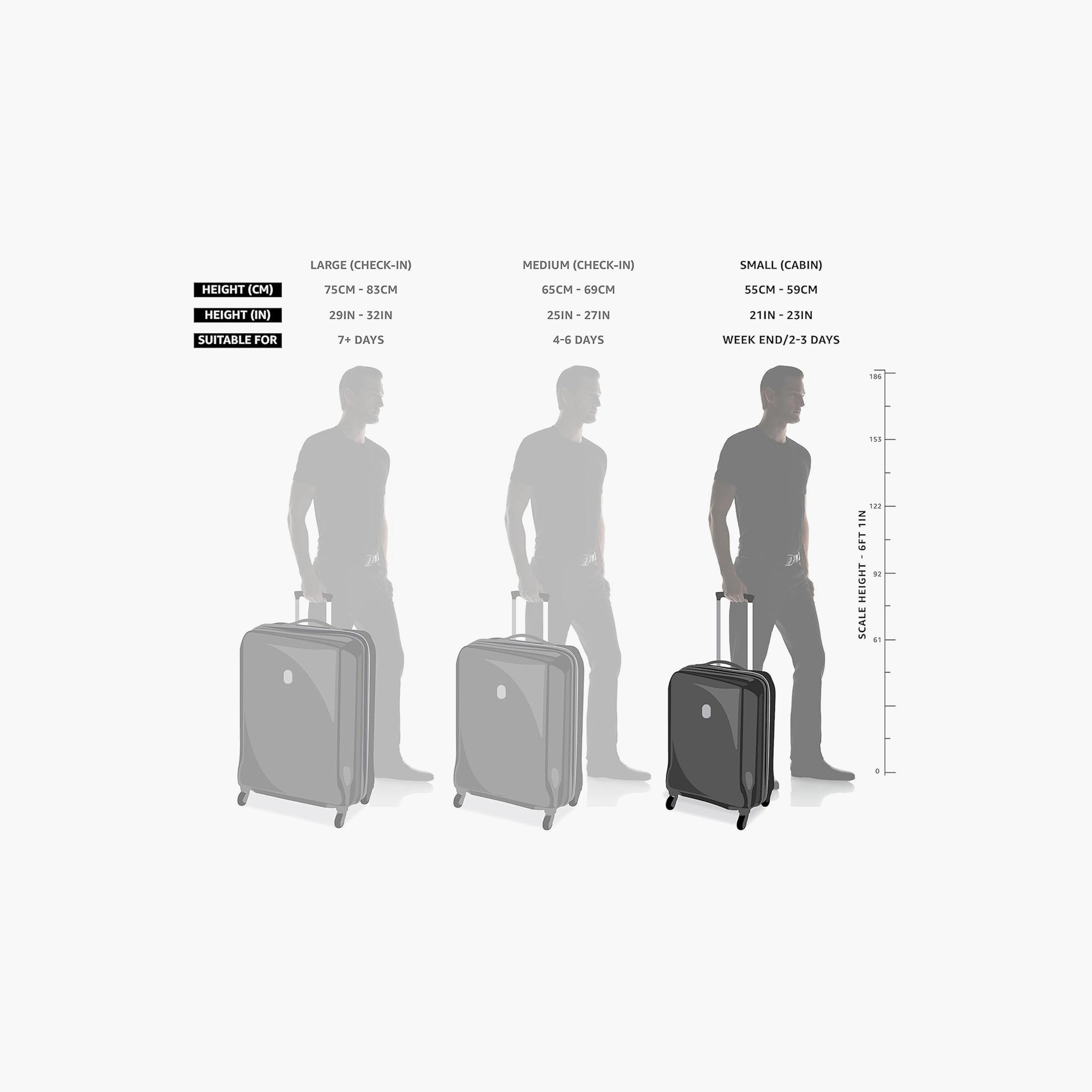 Stargold 51 CM Small Cabin ABS Hard Sided 4-Wheeler Spinner Trolley Bag with Combination Lock-travel-luggagesandbags-luggage-image-4
