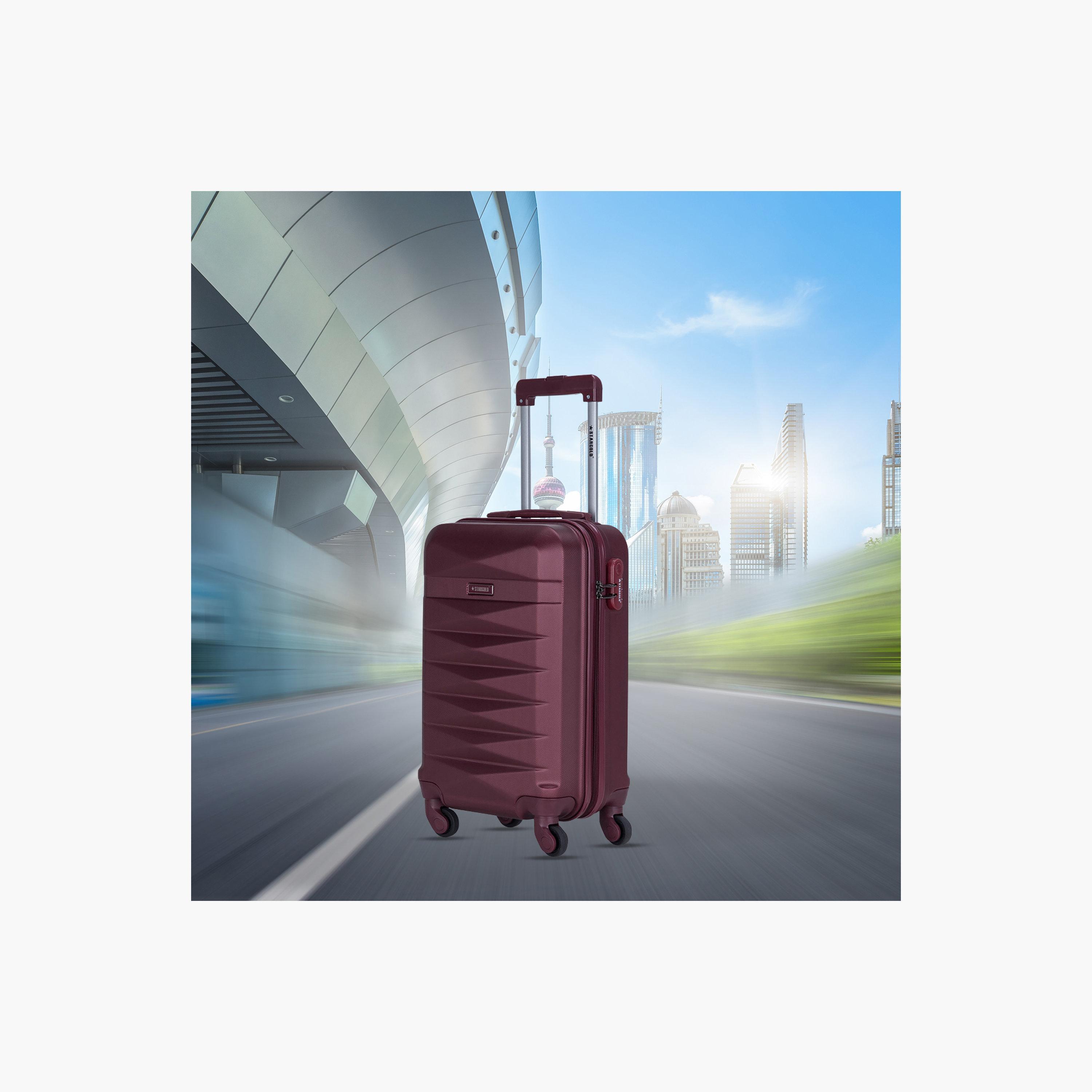 Stargold 51 CM Small Cabin ABS Hard Sided 4-Wheeler Spinner Trolley Bag with Combination Lock-travel-luggagesandbags-luggage-image-5