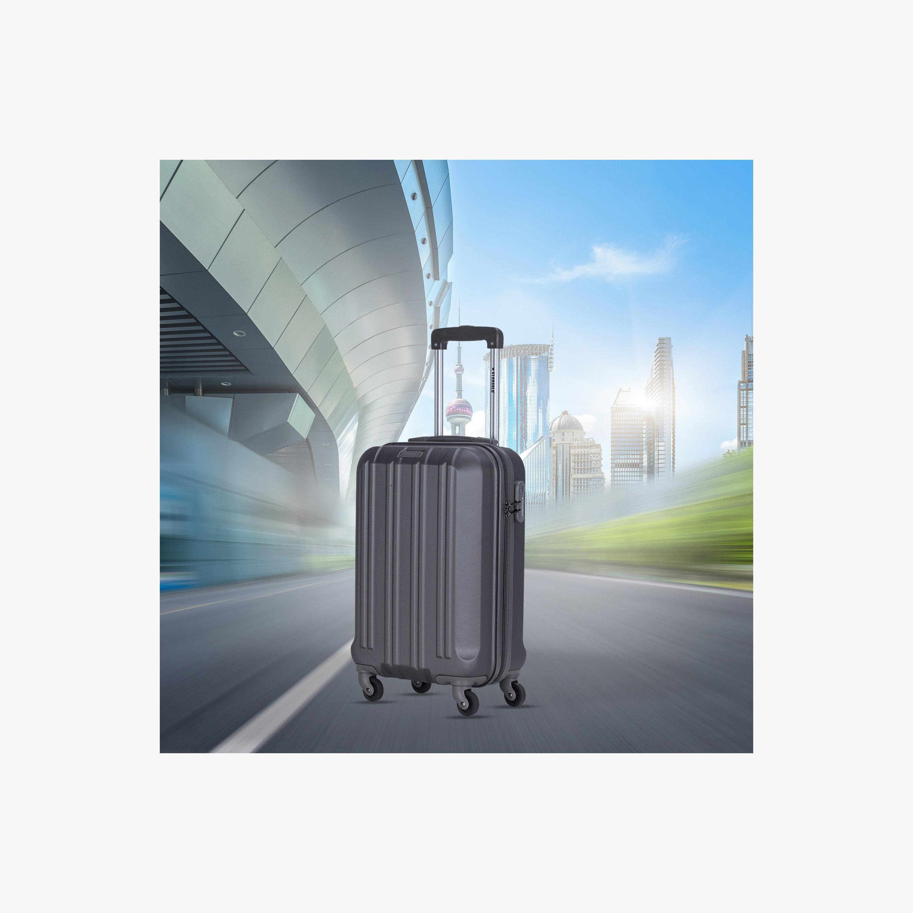 Stargold 51 CM Small Cabin ABS Hard Sided 4-Wheeler Spinner Trolley Bag with Combination Lock-travel-luggagesandbags-luggage-image-5