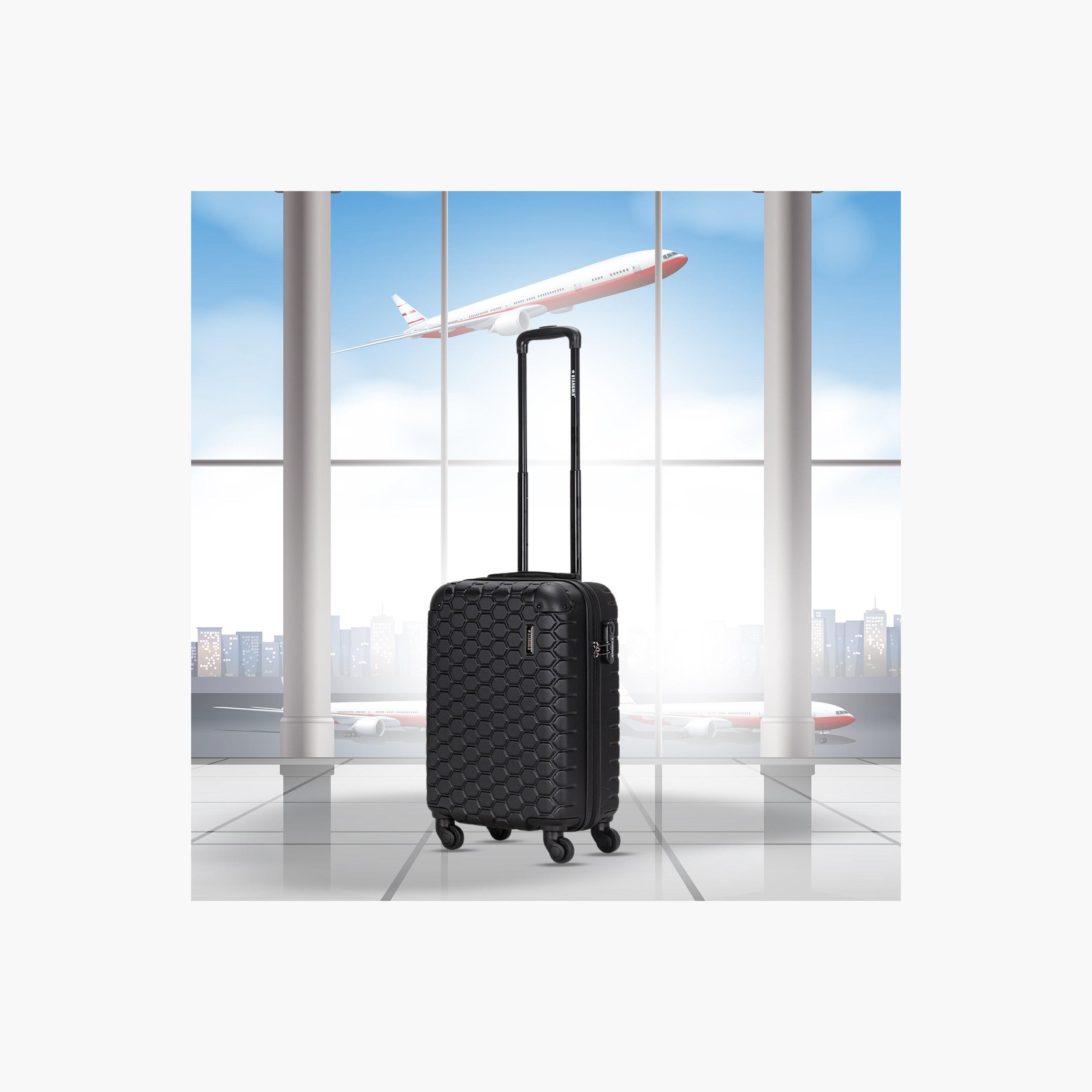 Stargold 51 CM Small Cabin ABS Hard Sided 4-Wheeler Spinner Trolley Bag with Combination Lock-travel-luggagesandbags-luggage-image-5