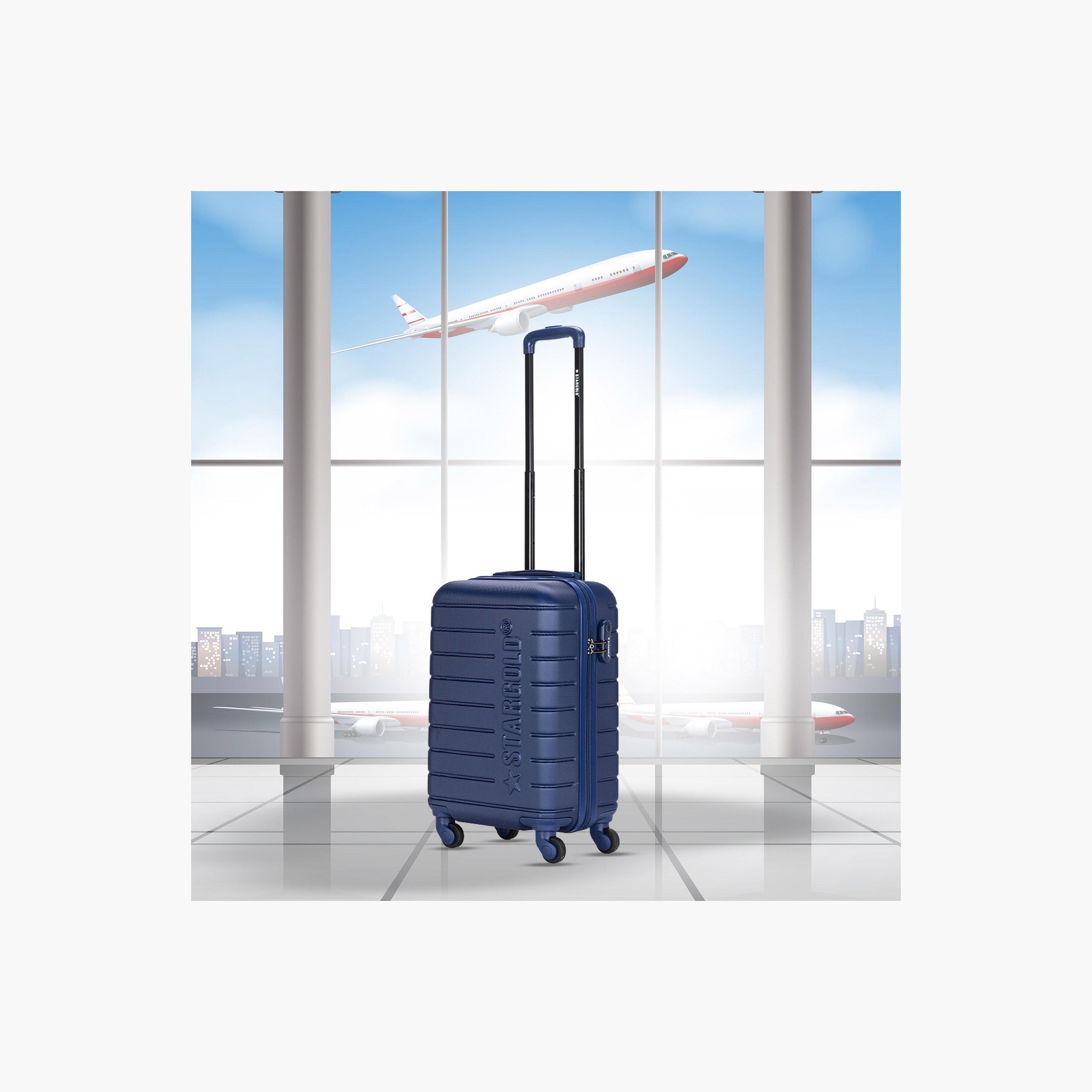 Stargold 51 CM Small Cabin ABS Hard Sided 4-Wheeler Spinner Trolley Bag with Combination Lock-travel-luggagesandbags-luggage-image-5