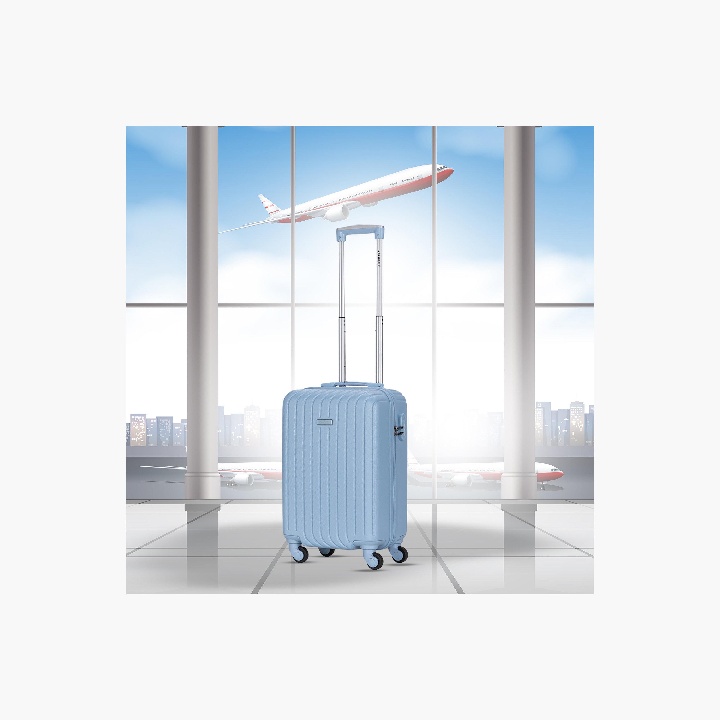 Stargold 51 CM Small Cabin ABS Hard Sided 4-Wheeler Spinner Trolley Bag with Combination Lock-travel-luggagesandbags-luggage-image-5