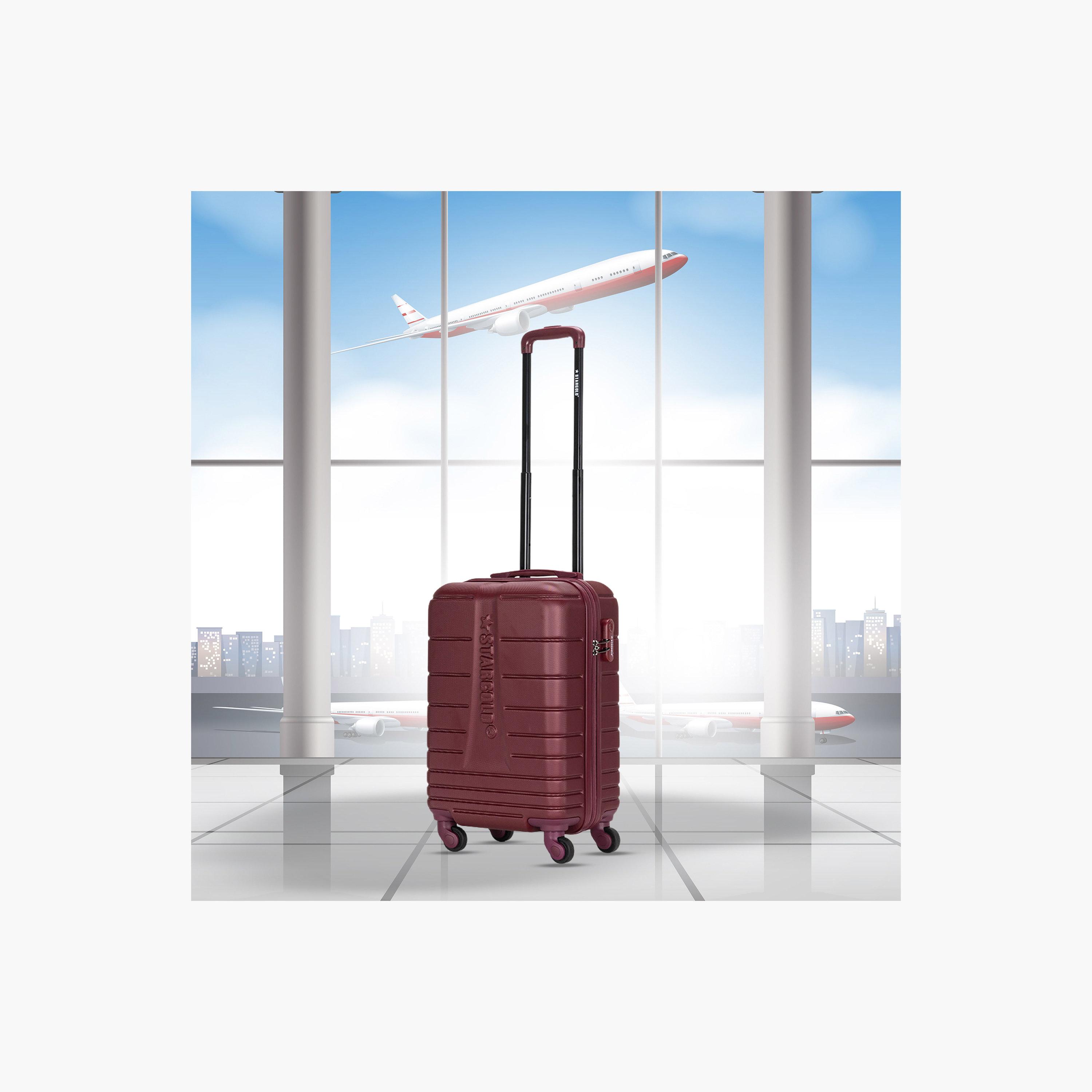 Stargold 51 CM Small Cabin ABS Hard Sided 4-Wheeler Spinner Trolley Bag with Combination Lock-travel-luggagesandbags-luggage-image-5