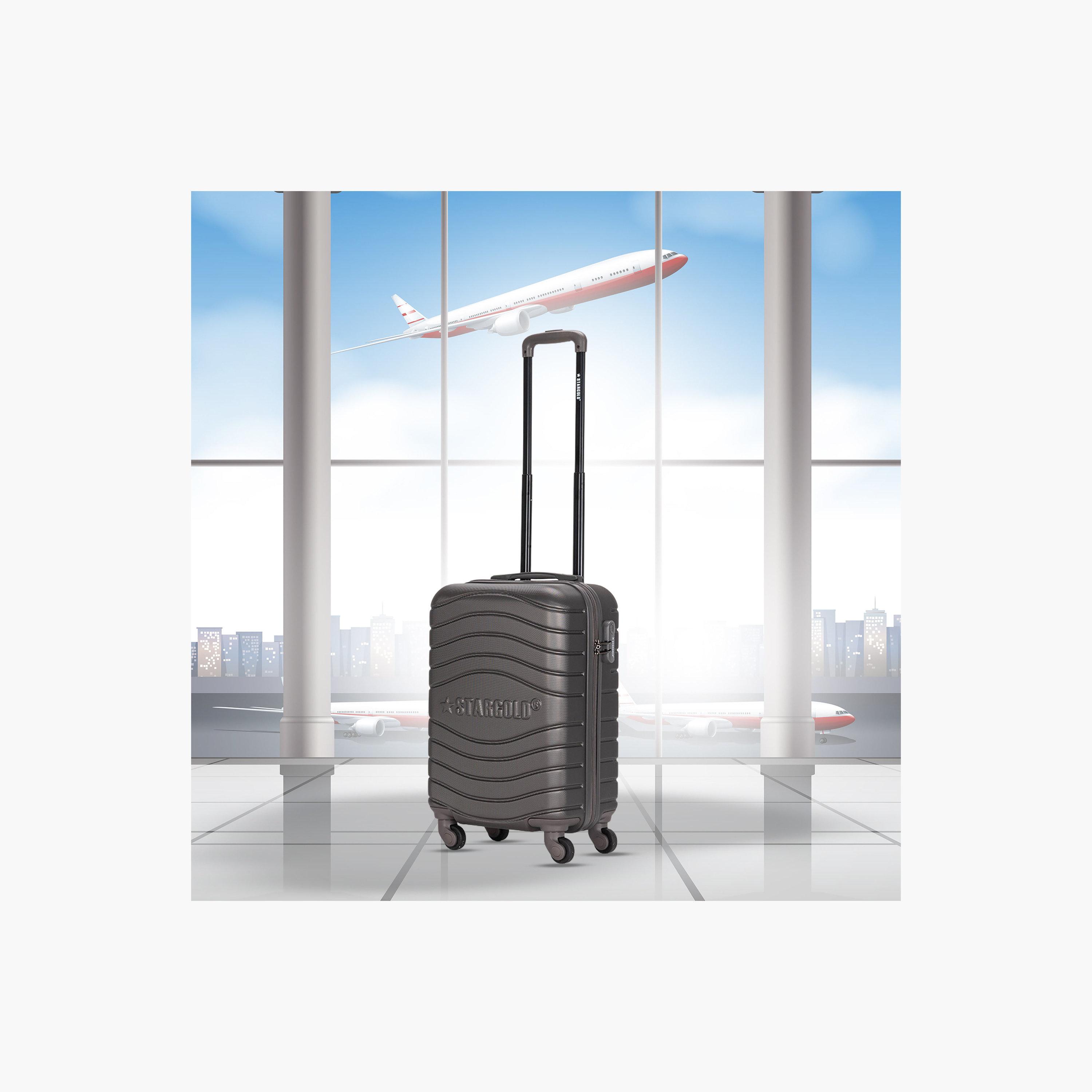 Stargold 51 CM Small Cabin ABS Hard Sided 4-Wheeler Spinner Trolley Bag with Combination Lock-travel-luggagesandbags-luggage-image-5