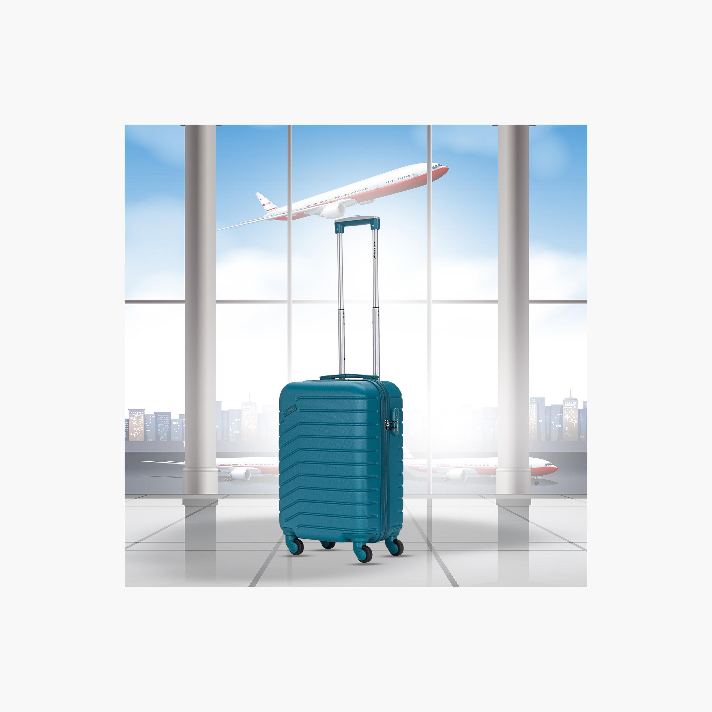 Stargold 51 CM Small Cabin ABS Hard Sided 4-Wheeler Spinner Trolley Bag with Combination Lock-travel-luggagesandbags-luggage-image-5