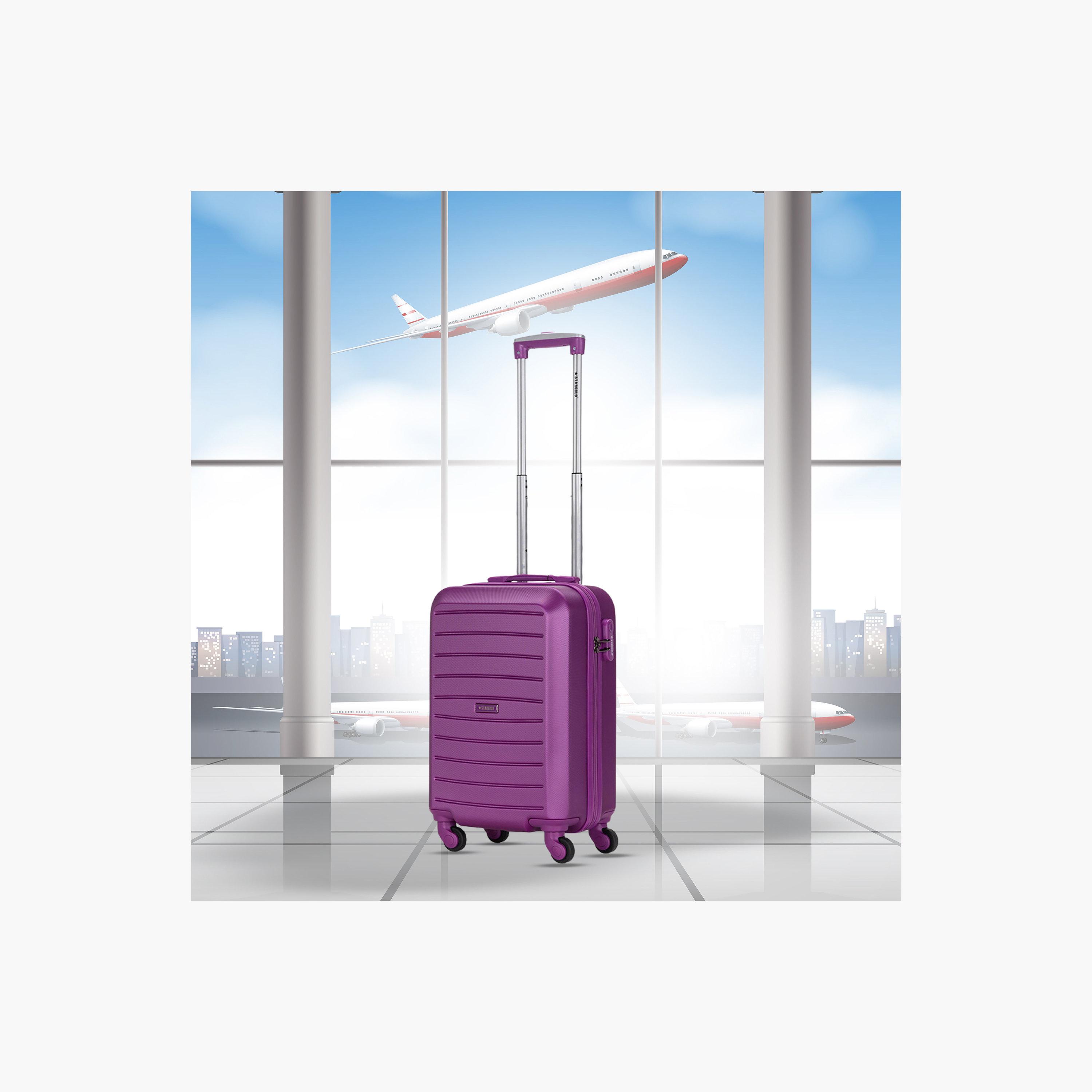Stargold 51 CM Small Cabin ABS Hard Sided 4-Wheeler Spinner Trolley Bag with Combination Lock-travel-luggagesandbags-luggage-image-5