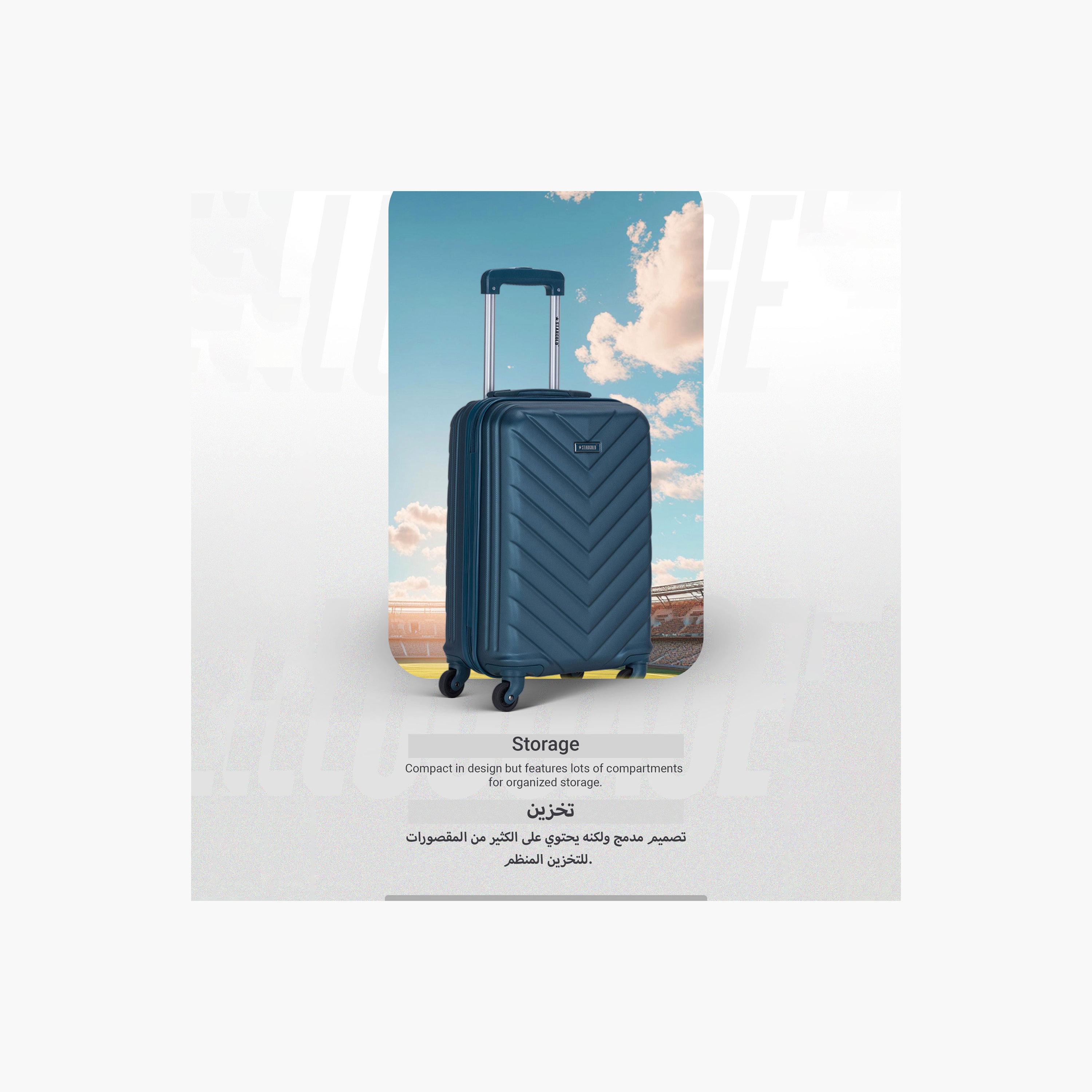 Stargold 51 CM Small Cabin ABS Hard Sided 4-Wheeler Spinner Trolley Bag with Combination Lock-travel-luggagesandbags-luggage-image-2