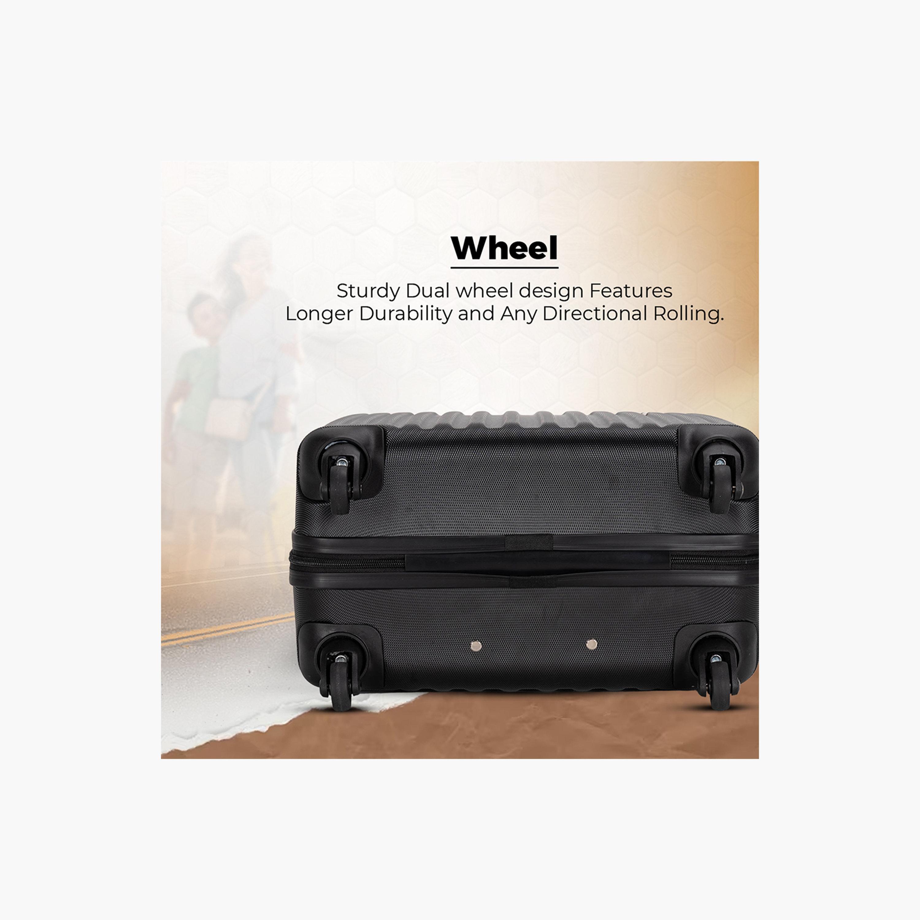 Stargold 40.5 CM Small Cabin ABS Hard Sided 4-Wheeler Spinner Trolley Bag with Combination Lock-travel-luggagesandbags-luggage-image-2