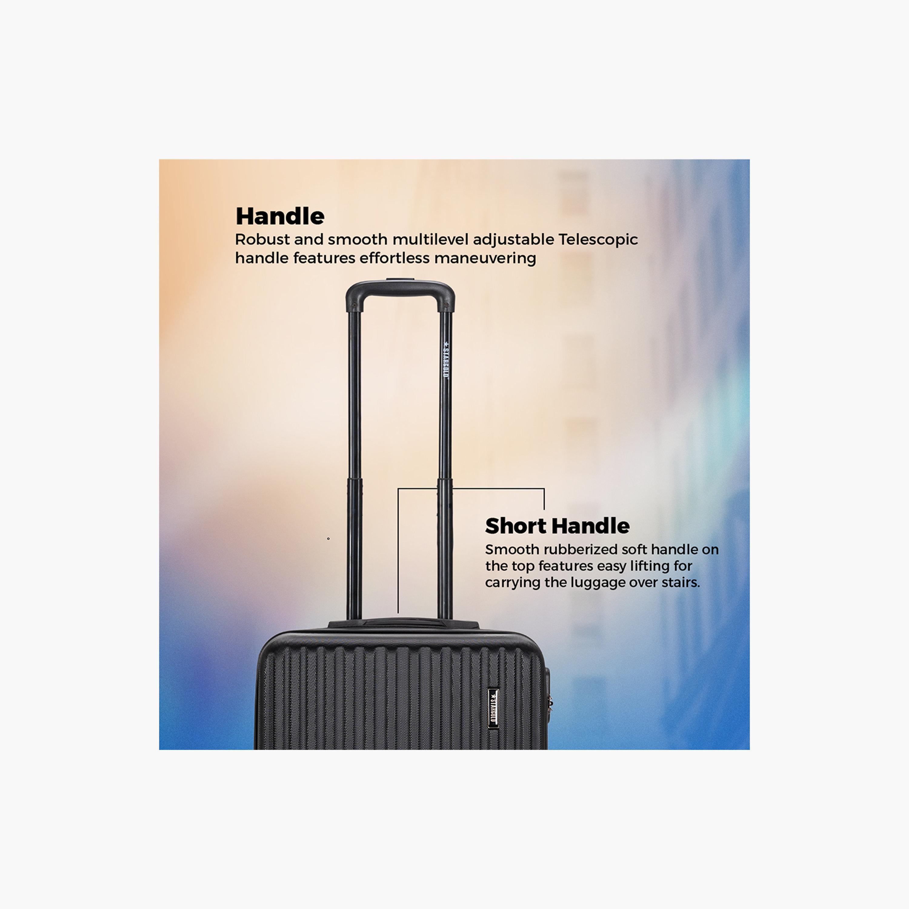Stargold 40.5 CM Small Cabin ABS Hard Sided 4-Wheeler Spinner Trolley Bag with Combination Lock-travel-luggagesandbags-luggage-image-5