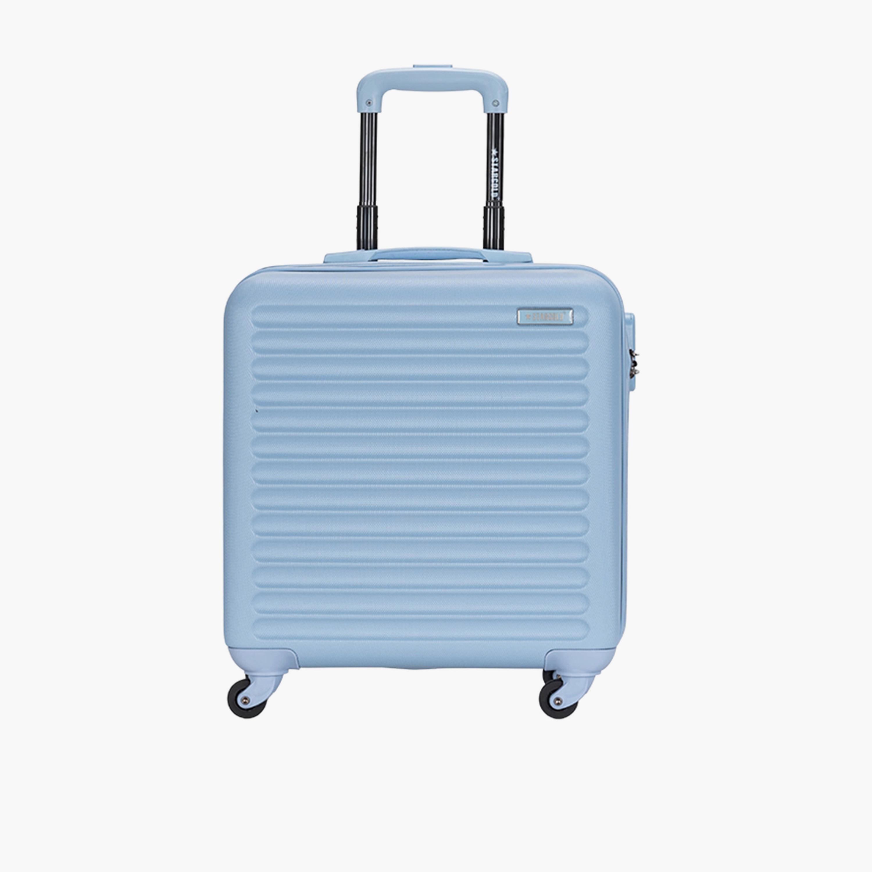 Stargold 40.5 CM Small Cabin ABS Hard Sided 4-Wheeler Spinner Trolley Bag with Combination Lock-travel-luggagesandbags-luggage-image-1