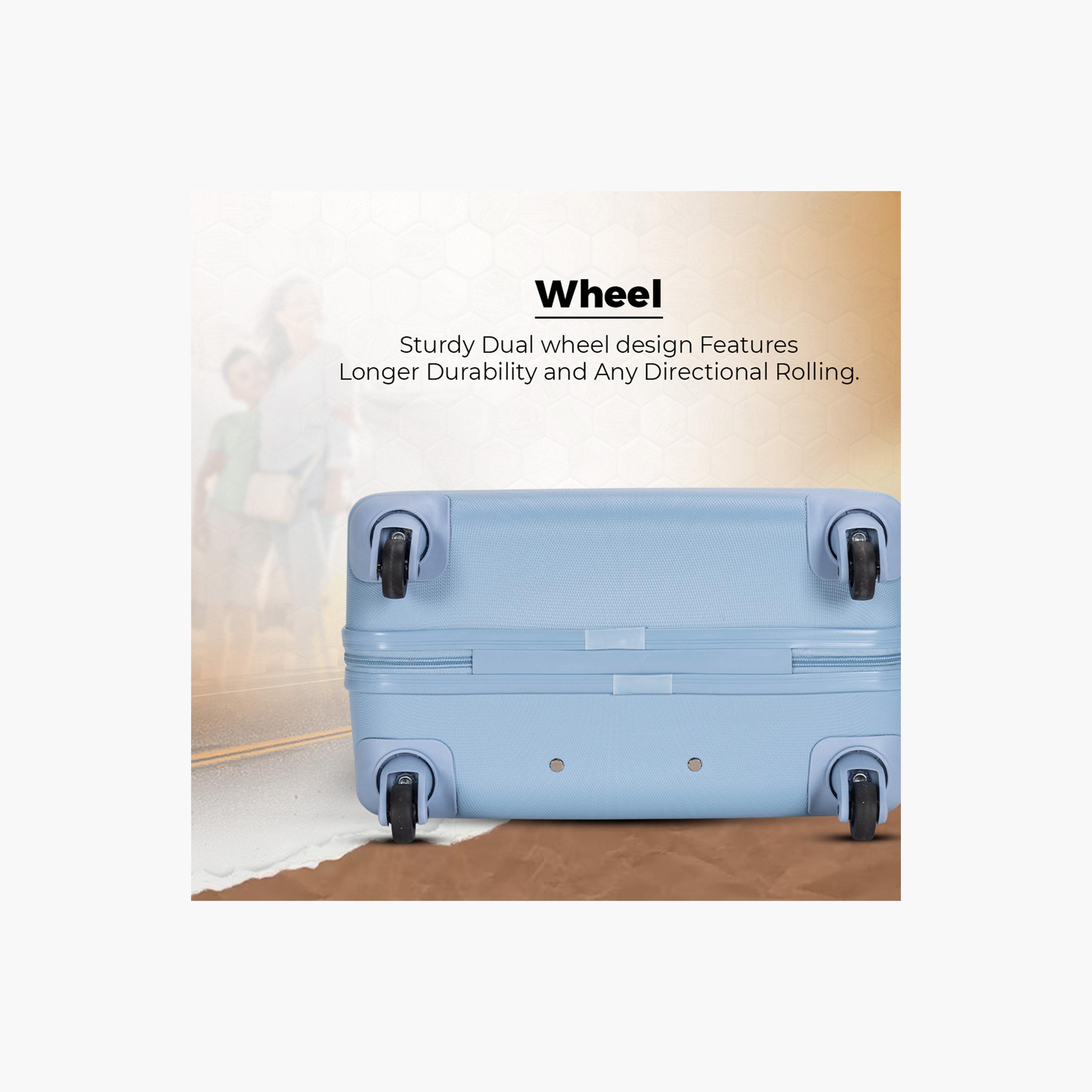 Stargold 40.5 CM Small Cabin ABS Hard Sided 4-Wheeler Spinner Trolley Bag with Combination Lock-travel-luggagesandbags-luggage-image-2
