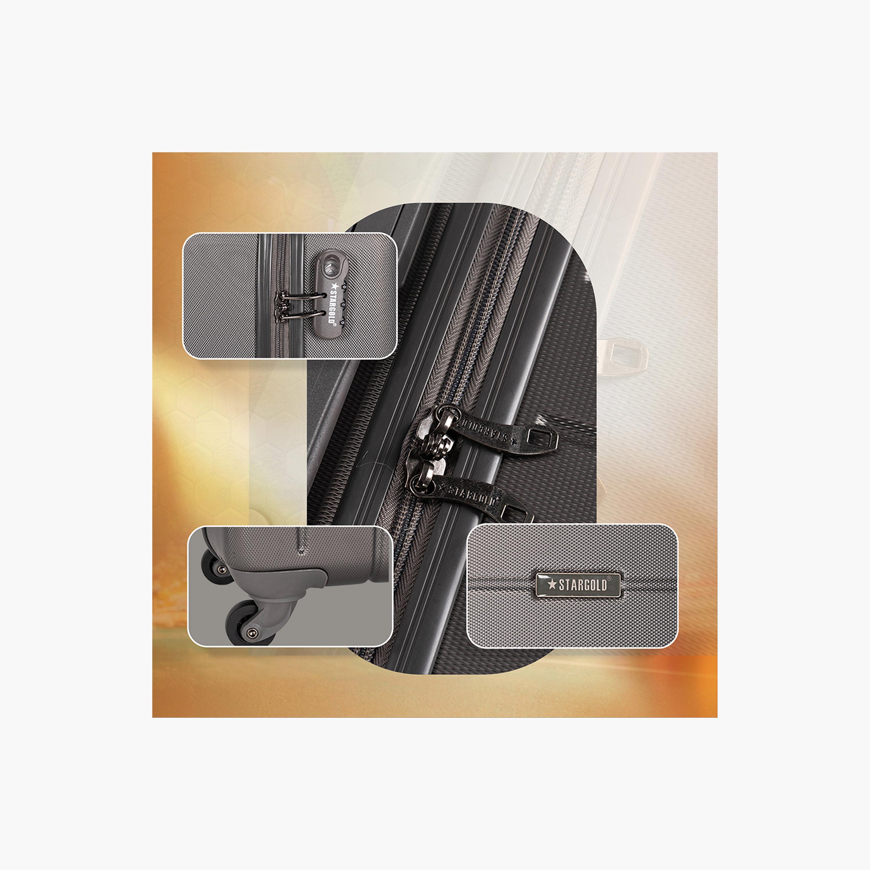 Stargold 40.5 CM Small Cabin ABS Hard Sided 4-Wheeler Spinner Trolley Bag with Combination Lock-travel-luggagesandbags-luggage-image-7