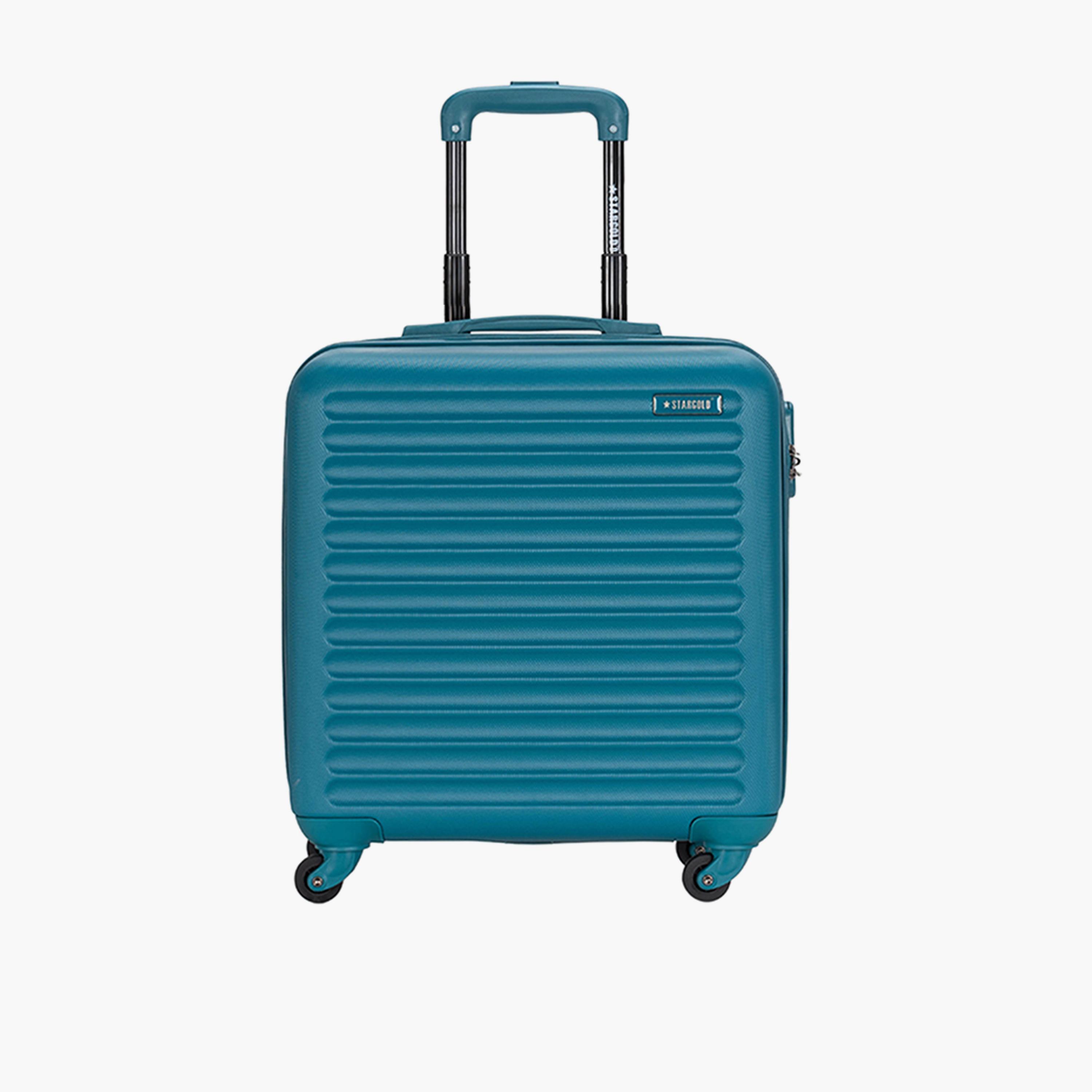Stargold 40.5 CM Small Cabin ABS Hard Sided 4-Wheeler Spinner Trolley Bag with Combination Lock-travel-luggagesandbags-luggage-image-1