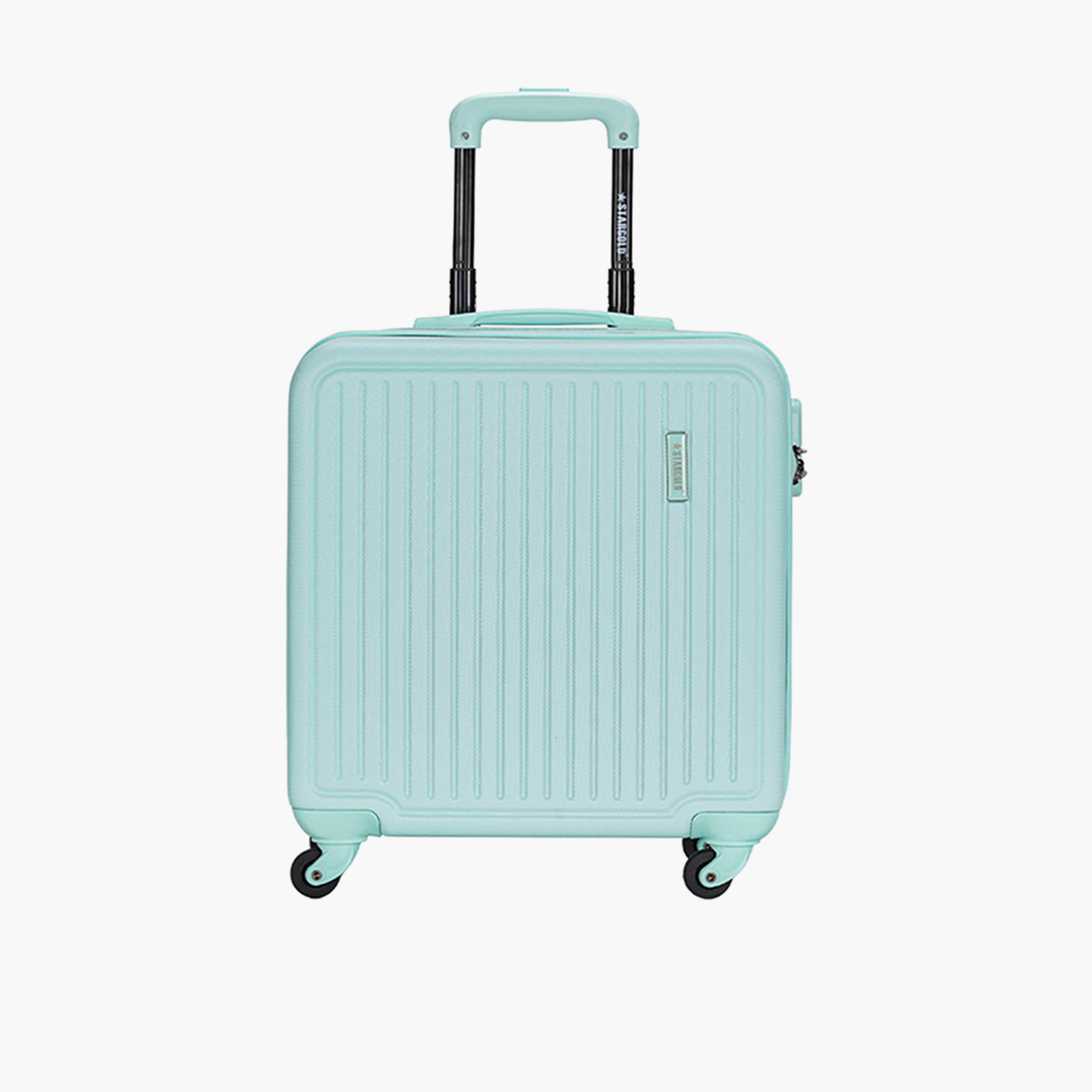 Stargold 40.5 CM Small Cabin ABS Hard Sided 4-Wheeler Spinner Trolley Bag with Combination Lock-travel-luggagesandbags-luggage-image-1