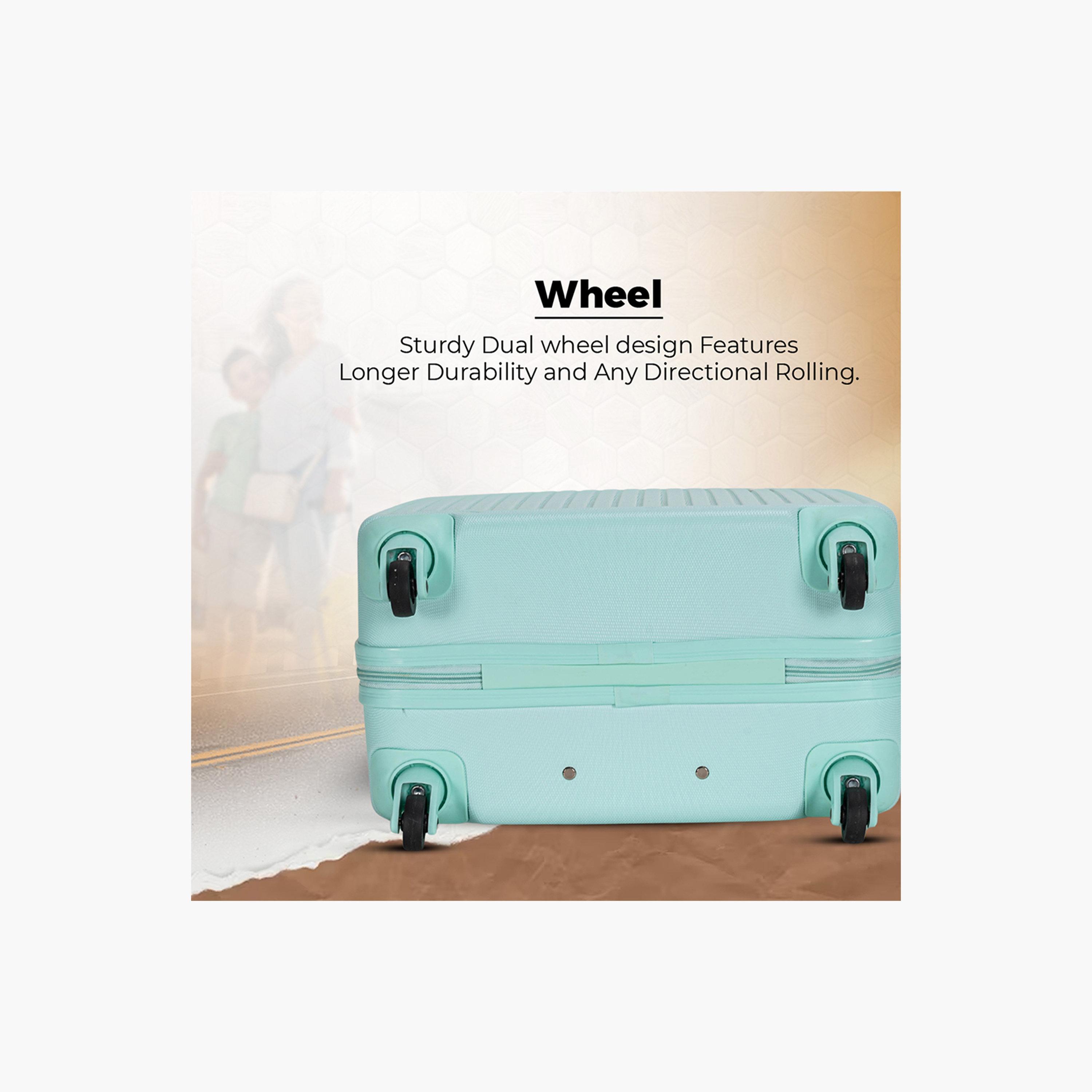 Stargold 40.5 CM Small Cabin ABS Hard Sided 4-Wheeler Spinner Trolley Bag with Combination Lock-travel-luggagesandbags-luggage-image-2