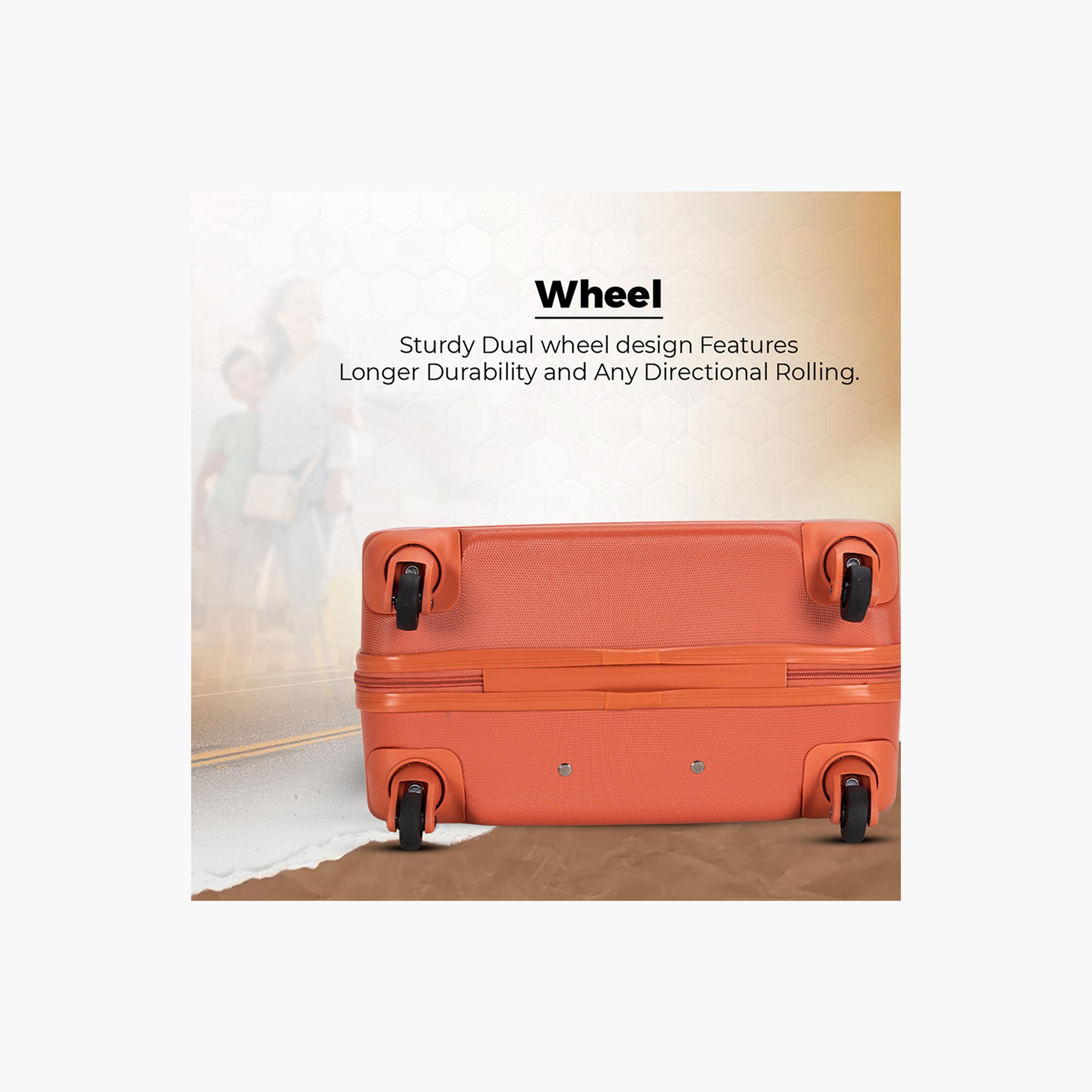 Stargold 40.5 CM Small Cabin ABS Hard Sided 4-Wheeler Spinner Trolley Bag with Combination Lock-travel-luggagesandbags-luggage-image-2