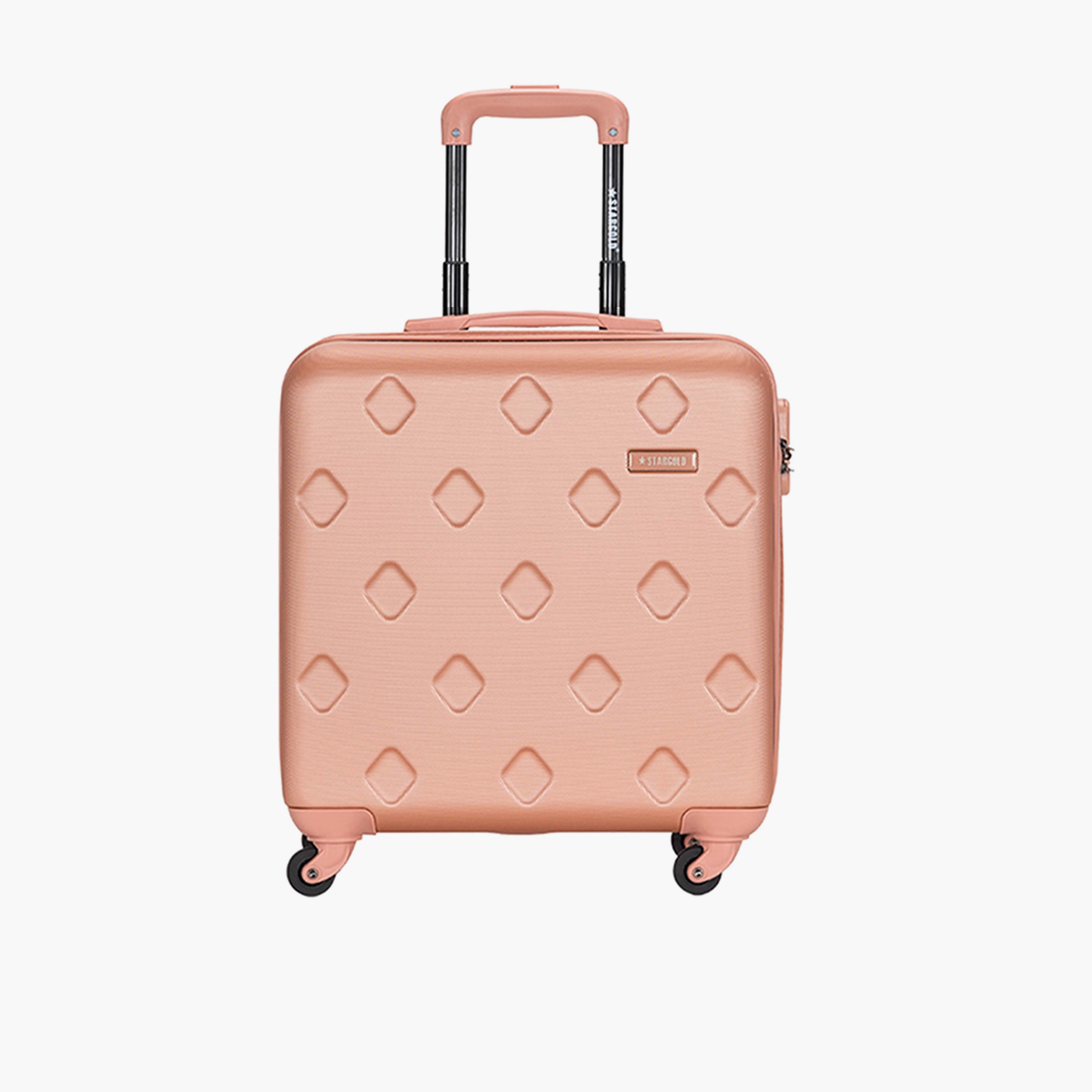 Stargold 40.5 CM Small Cabin ABS Hard Sided 4-Wheeler Spinner Trolley Bag with Combination Lock-travel-luggagesandbags-luggage-image-1