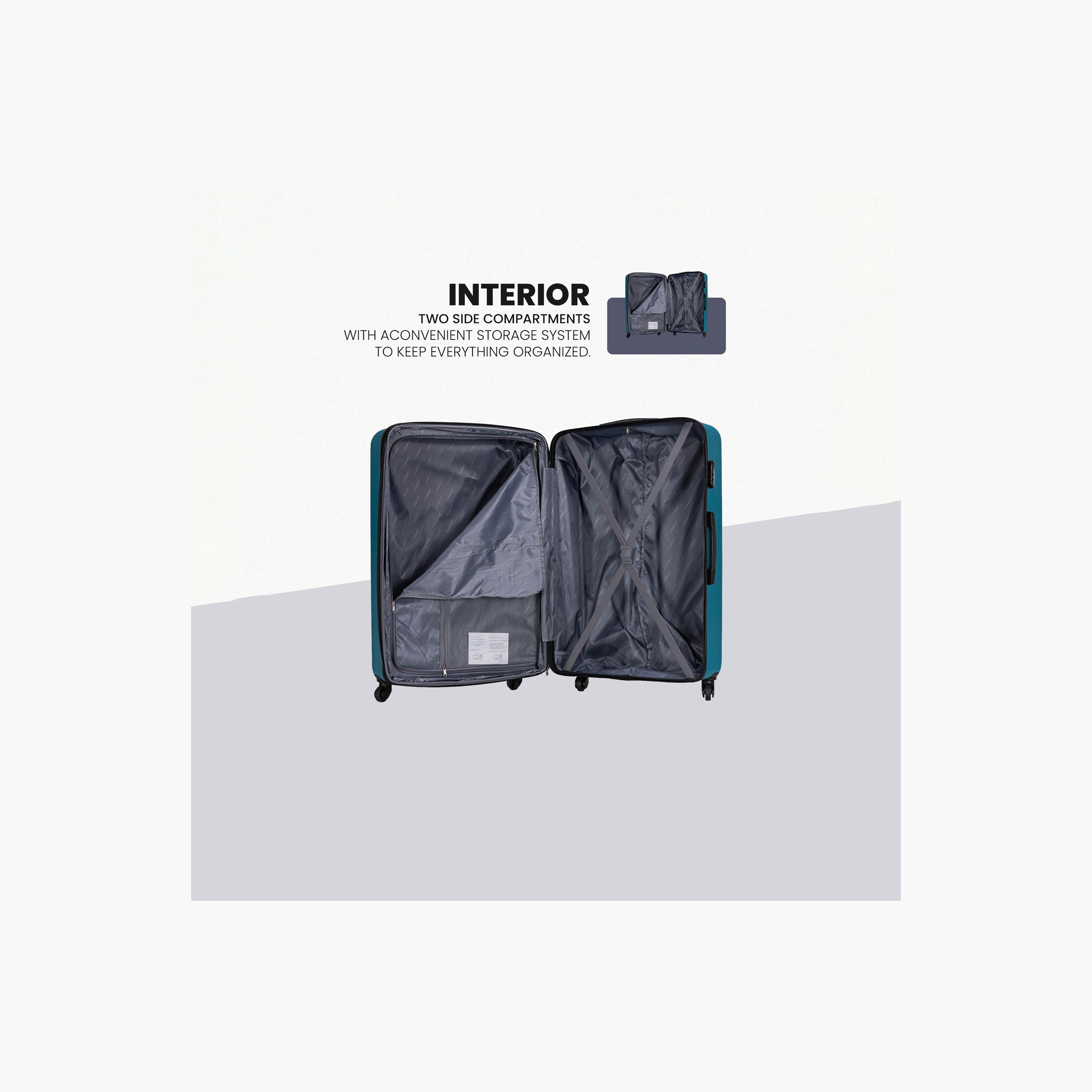 Stargold Set of 3 ABS Hard Sided 4-Wheeler Spinner Trolley Bag with Combination Lock-travel-luggagesandbags-luggage-image-2
