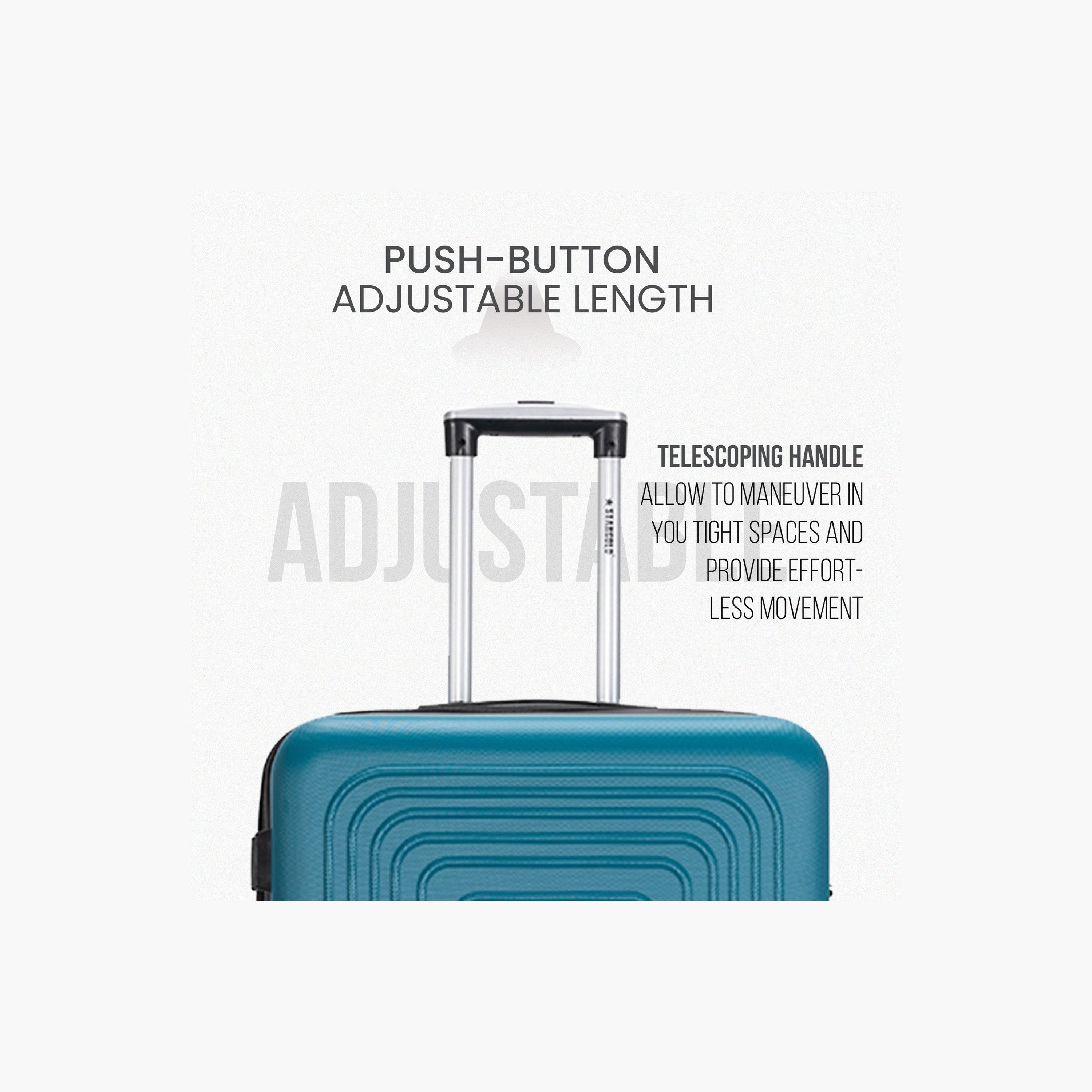 Stargold Set of 3 ABS Hard Sided 4-Wheeler Spinner Trolley Bag with Combination Lock-travel-luggagesandbags-luggage-image-5