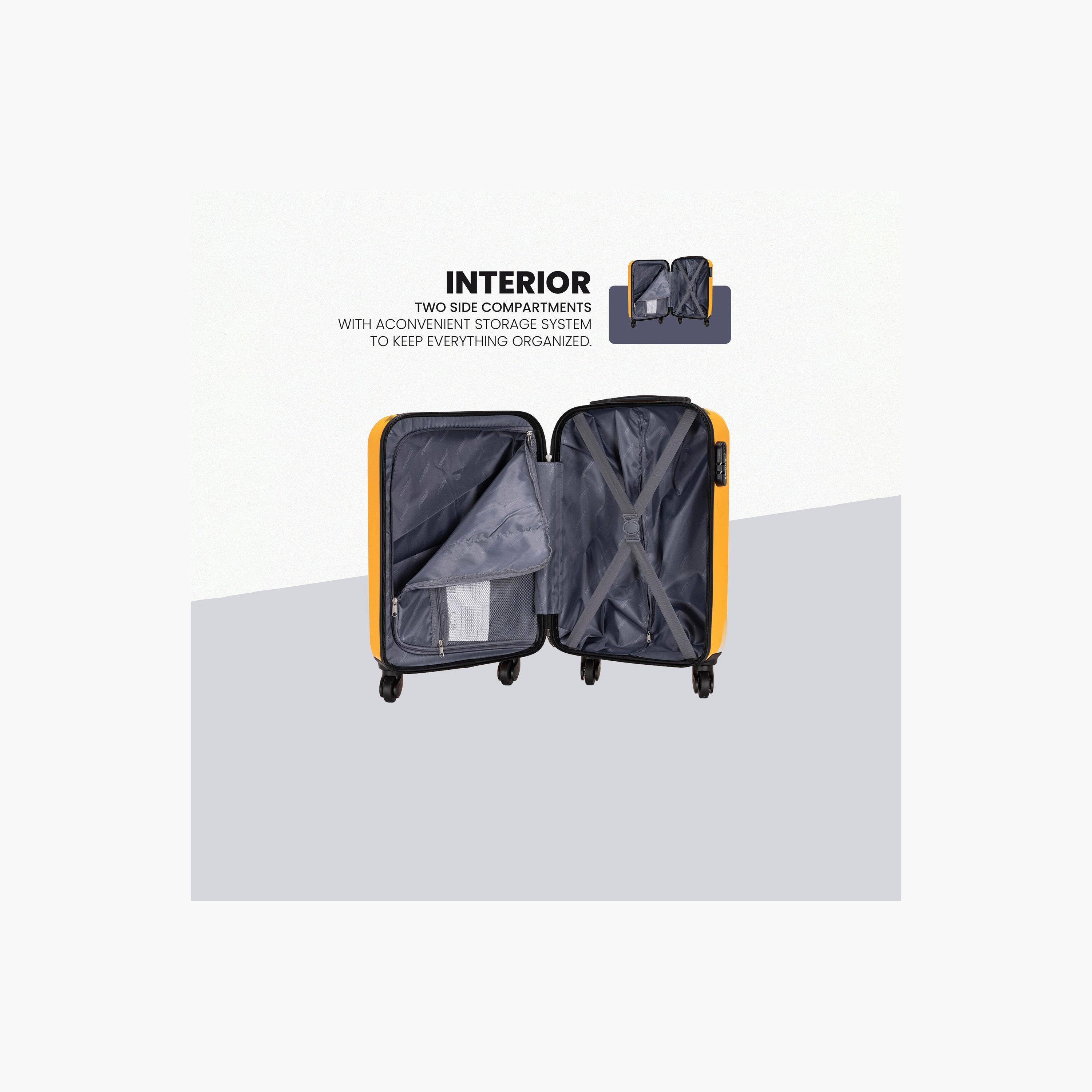 ستار جولد - طقم  3 شنط بعجلات دوارة من مادة ABS جوانب صلبة وأربع عجلات مع قفل رقمي-travel-luggagesandbags-luggage-image-2