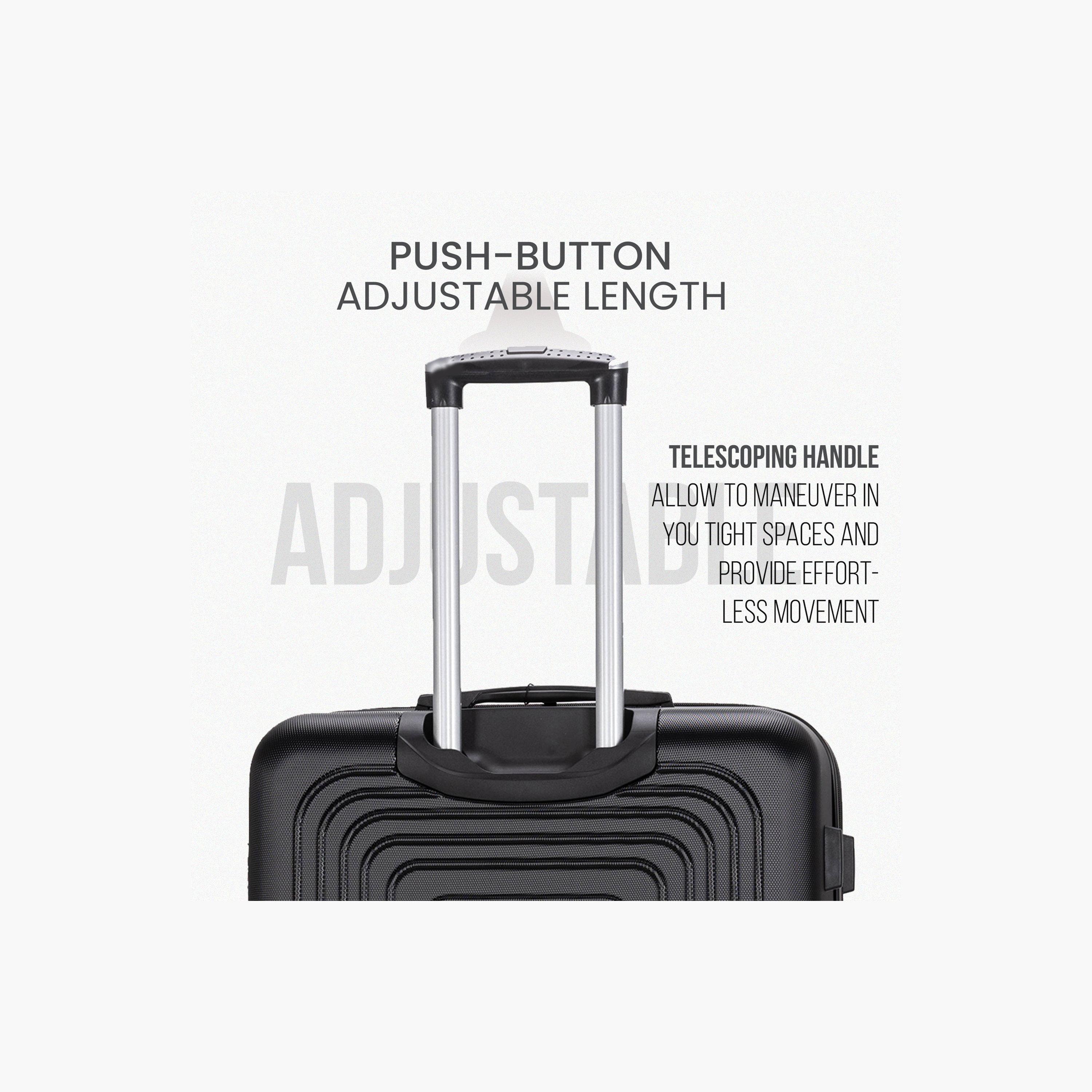 Stargold Set of 4 ABS Hard Sided 4-Wheeler Spinner Trolley Bag with Combination Lock-travel-luggagesandbags-luggage-image-5