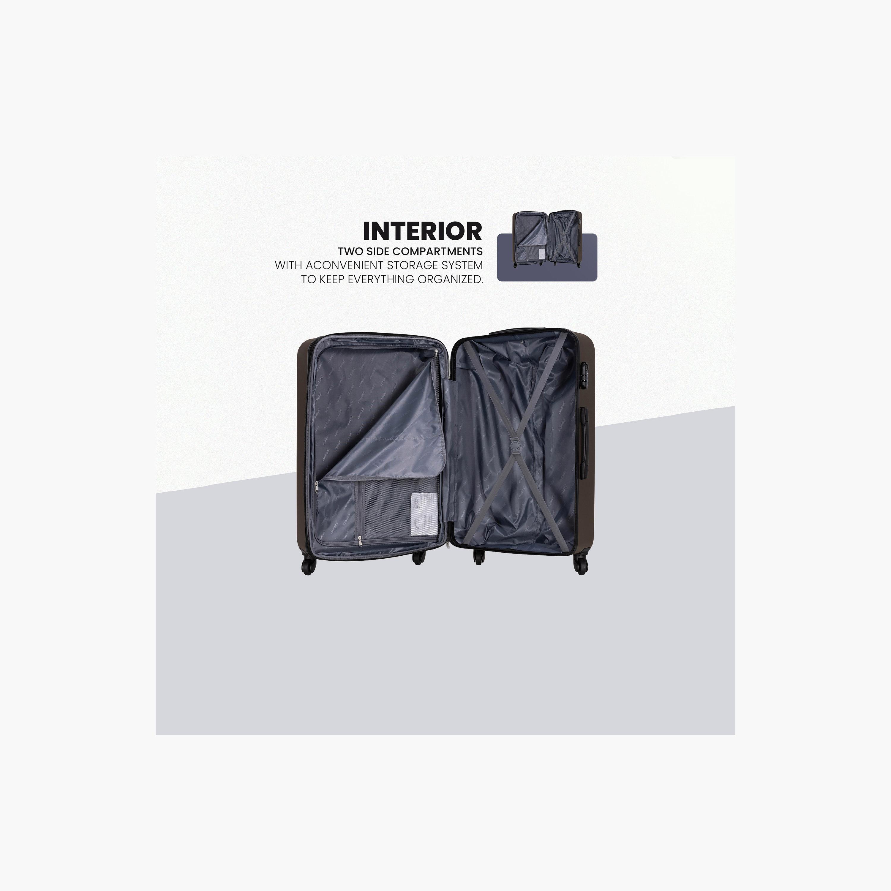 ستار جولد - طقم  4 شنط بعجلات دوارة من مادة ABS جوانب صلبة وأربع عجلات مع قفل رقمي-travel-luggagesandbags-luggage-image-2