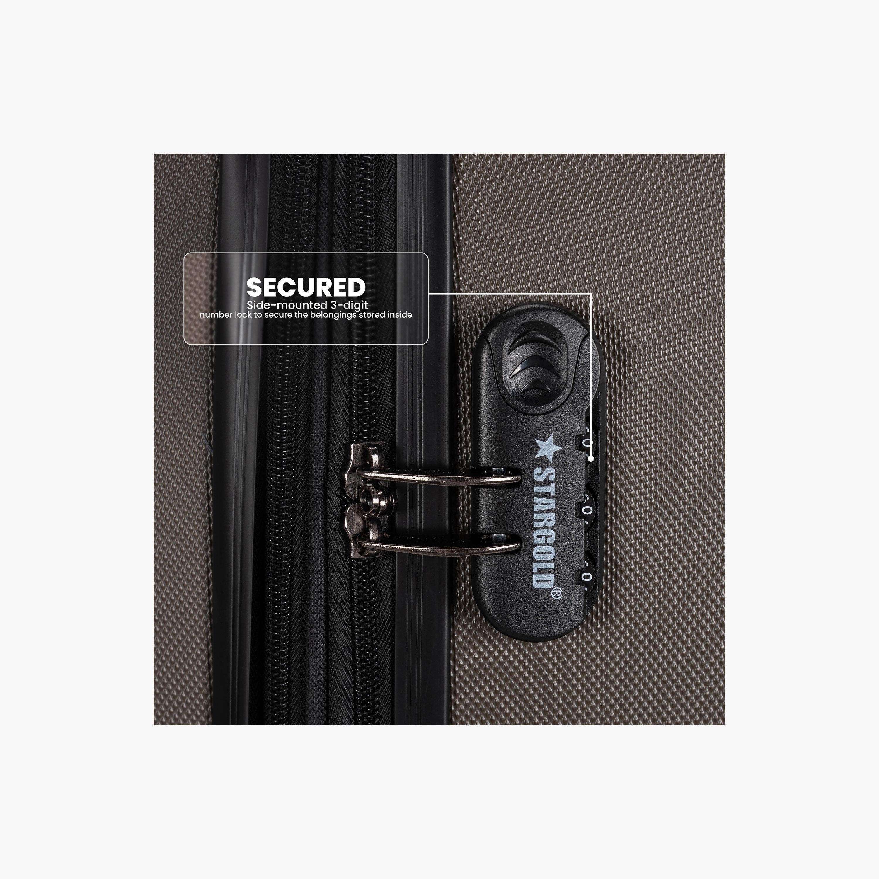 ستار جولد - طقم  4 شنط بعجلات دوارة من مادة ABS جوانب صلبة وأربع عجلات مع قفل رقمي-travel-luggagesandbags-luggage-image-6
