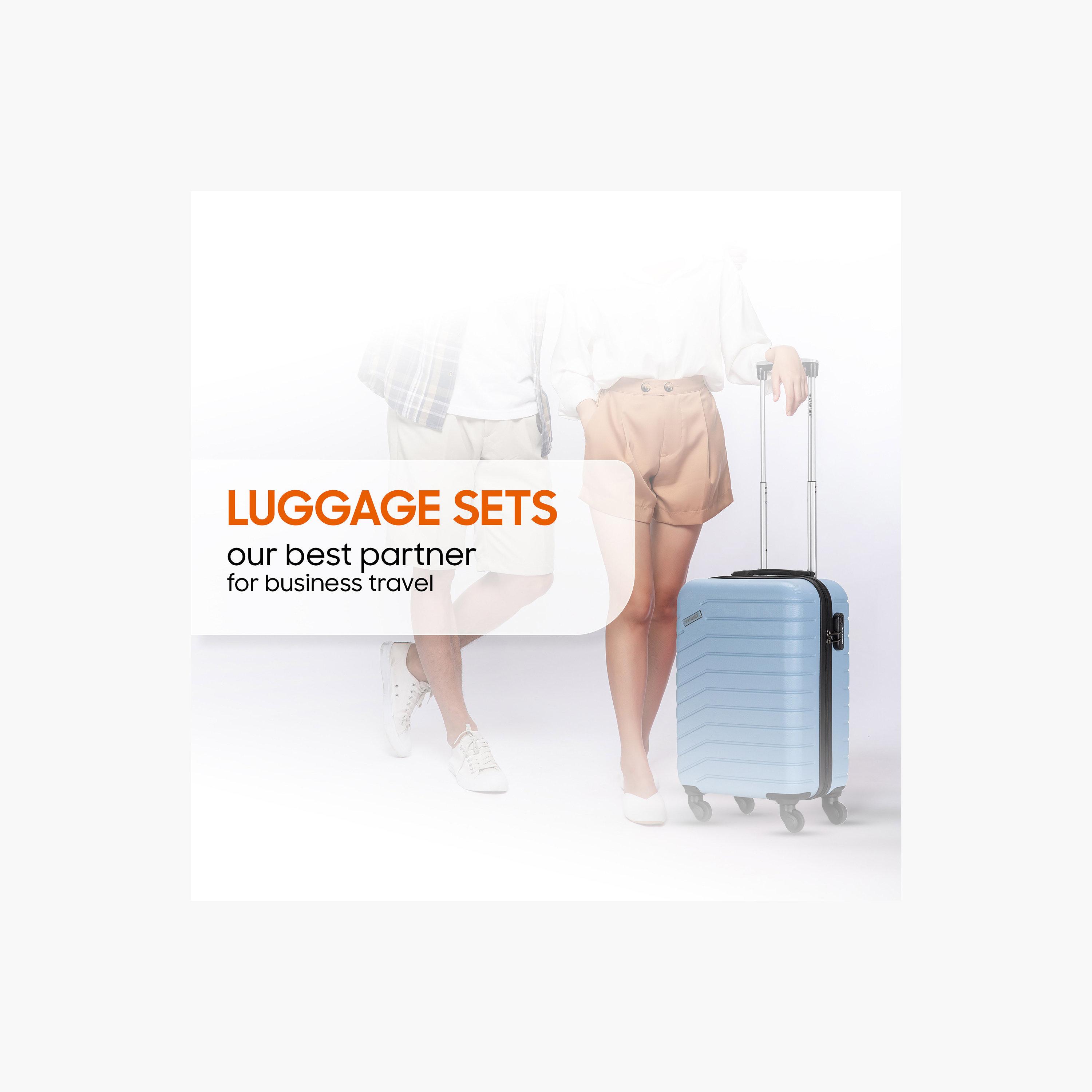 Stargold Set of 3 ABS Hard Sided 4-Wheeler Spinner Trolley Bag with Combination Lock-travel-luggagesandbags-luggage-image-7