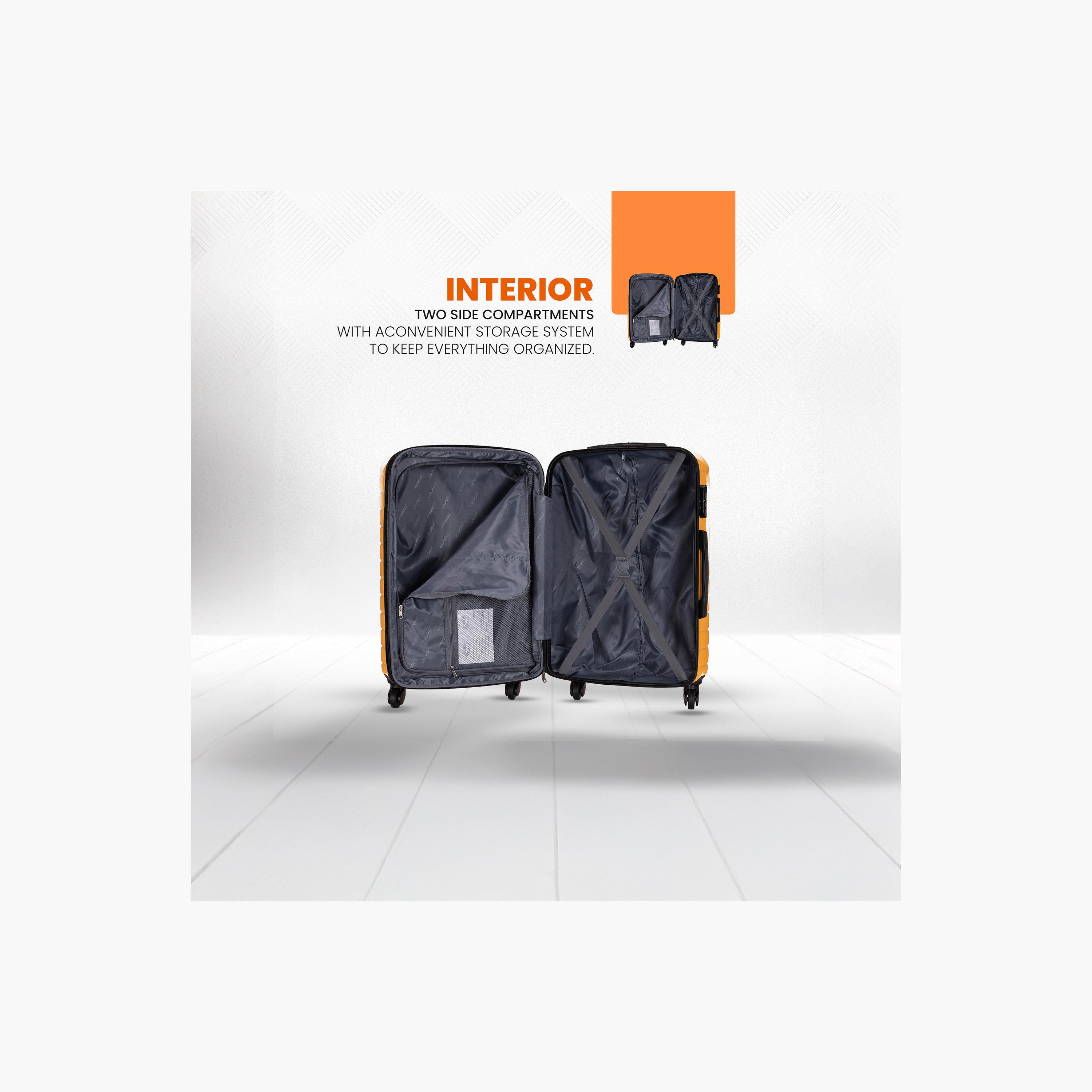 ستار جولد - طقم  4 شنط بعجلات دوارة من مادة ABS جوانب صلبة وأربع عجلات مع قفل رقمي-travel-luggagesandbags-luggage-image-2