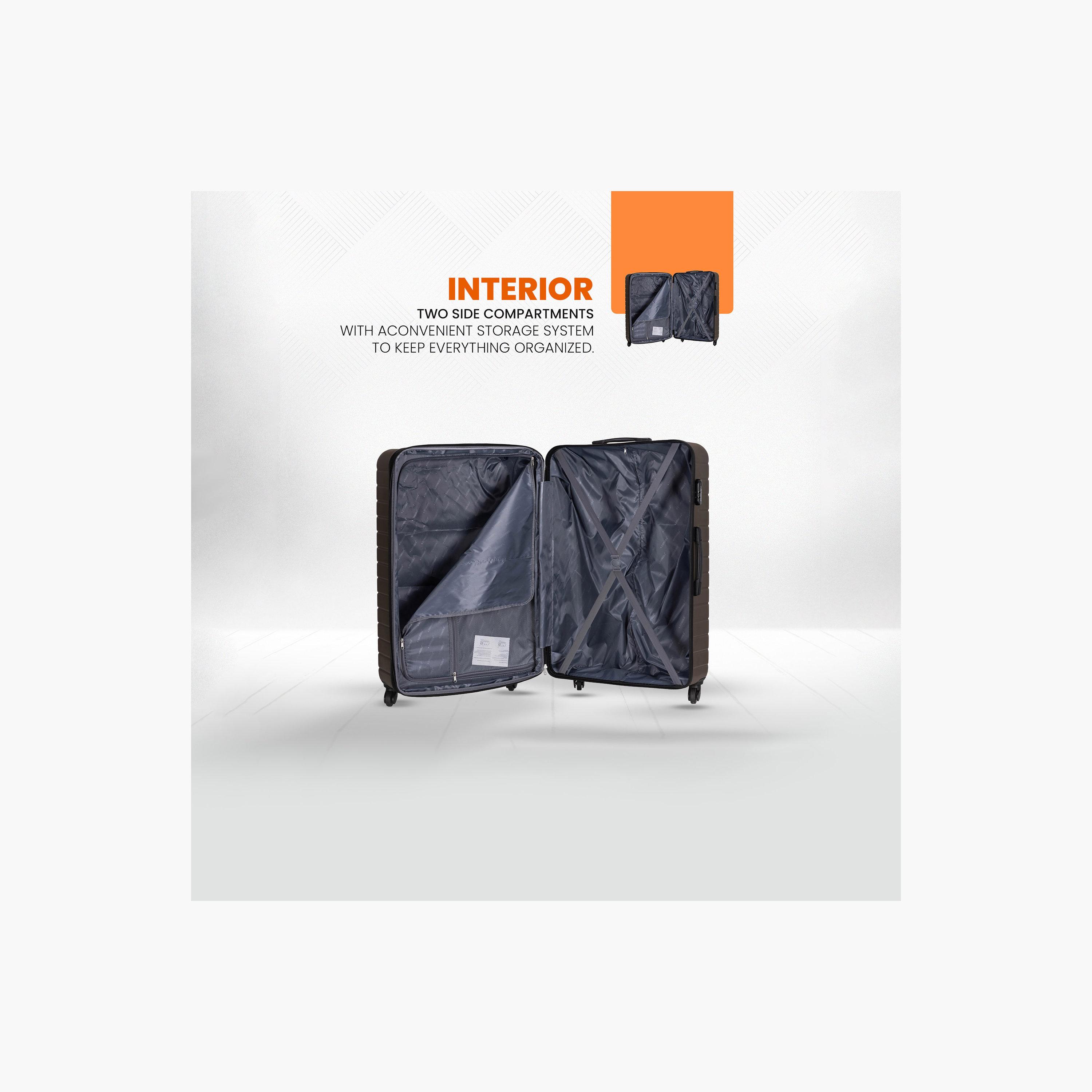 ستار جولد - طقم  4 شنط بعجلات دوارة من مادة ABS جوانب صلبة وأربع عجلات مع قفل رقمي-travel-luggagesandbags-luggage-image-2