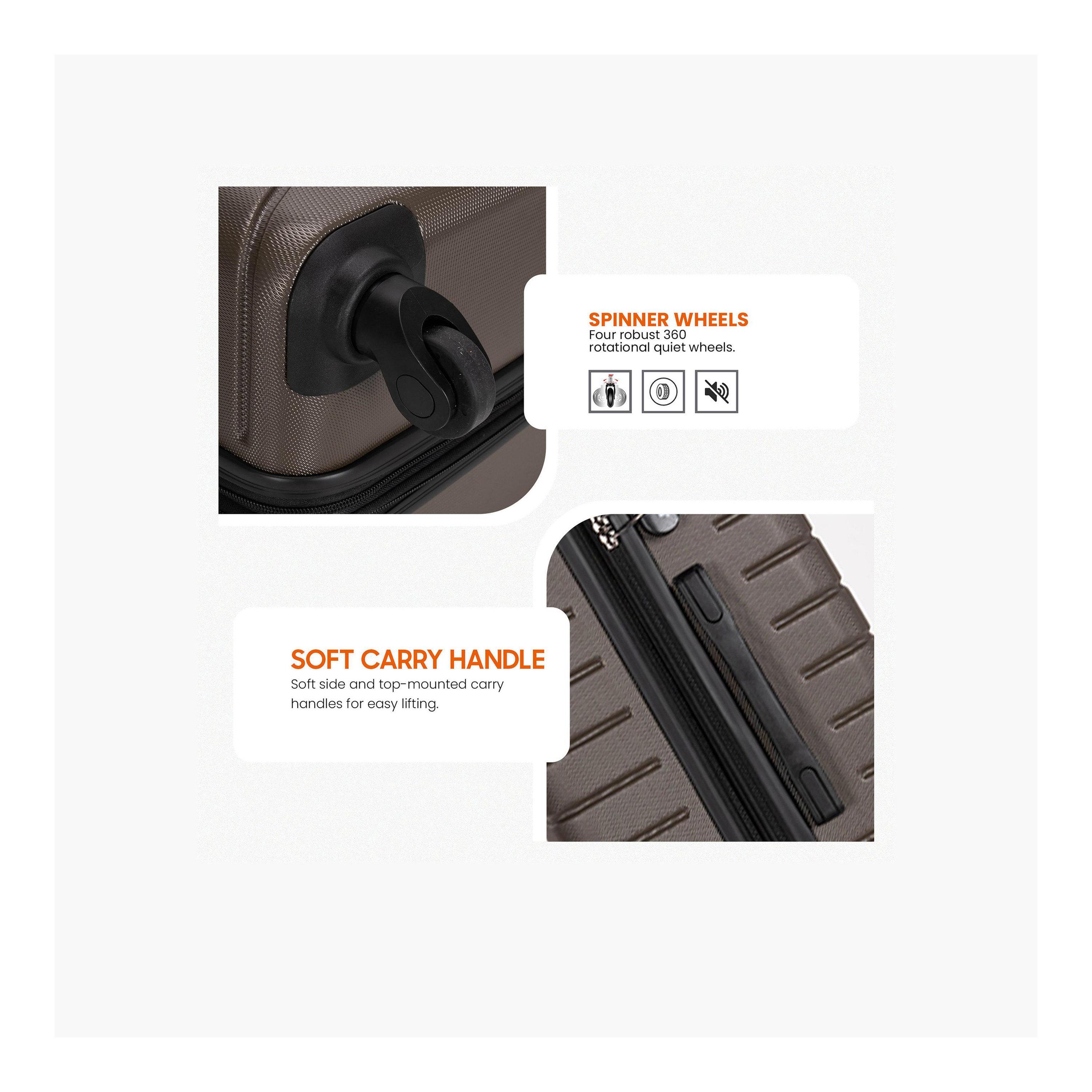 Stargold Set of 4 ABS Hard Sided 4-Wheeler Spinner Trolley Bag with Combination Lock-travel-luggagesandbags-luggage-image-8