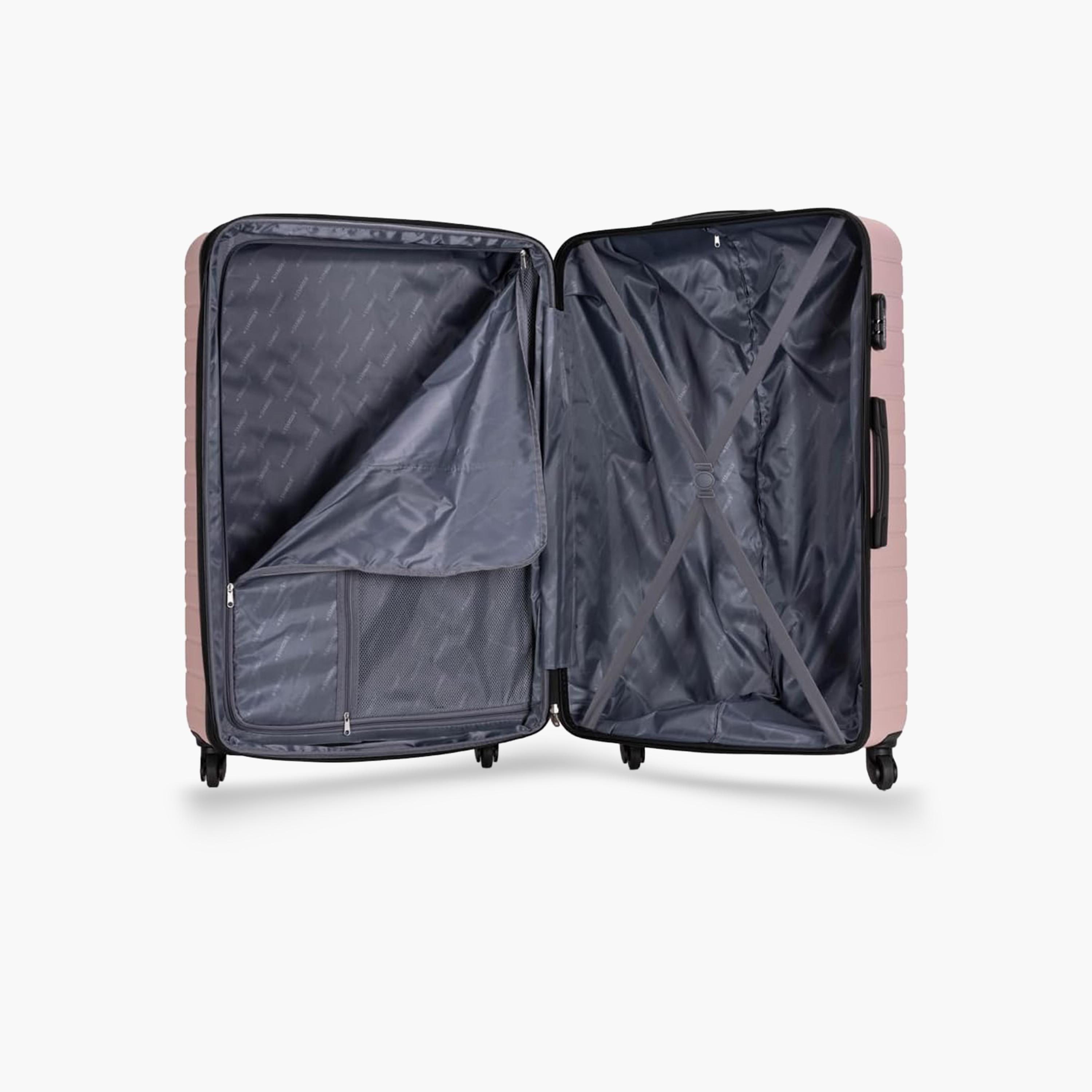 Stargold Set of 4 ABS Hard Sided 4-Wheeler Spinner Trolley Bag with Combination Lock-travel-luggagesandbags-luggage-image-3