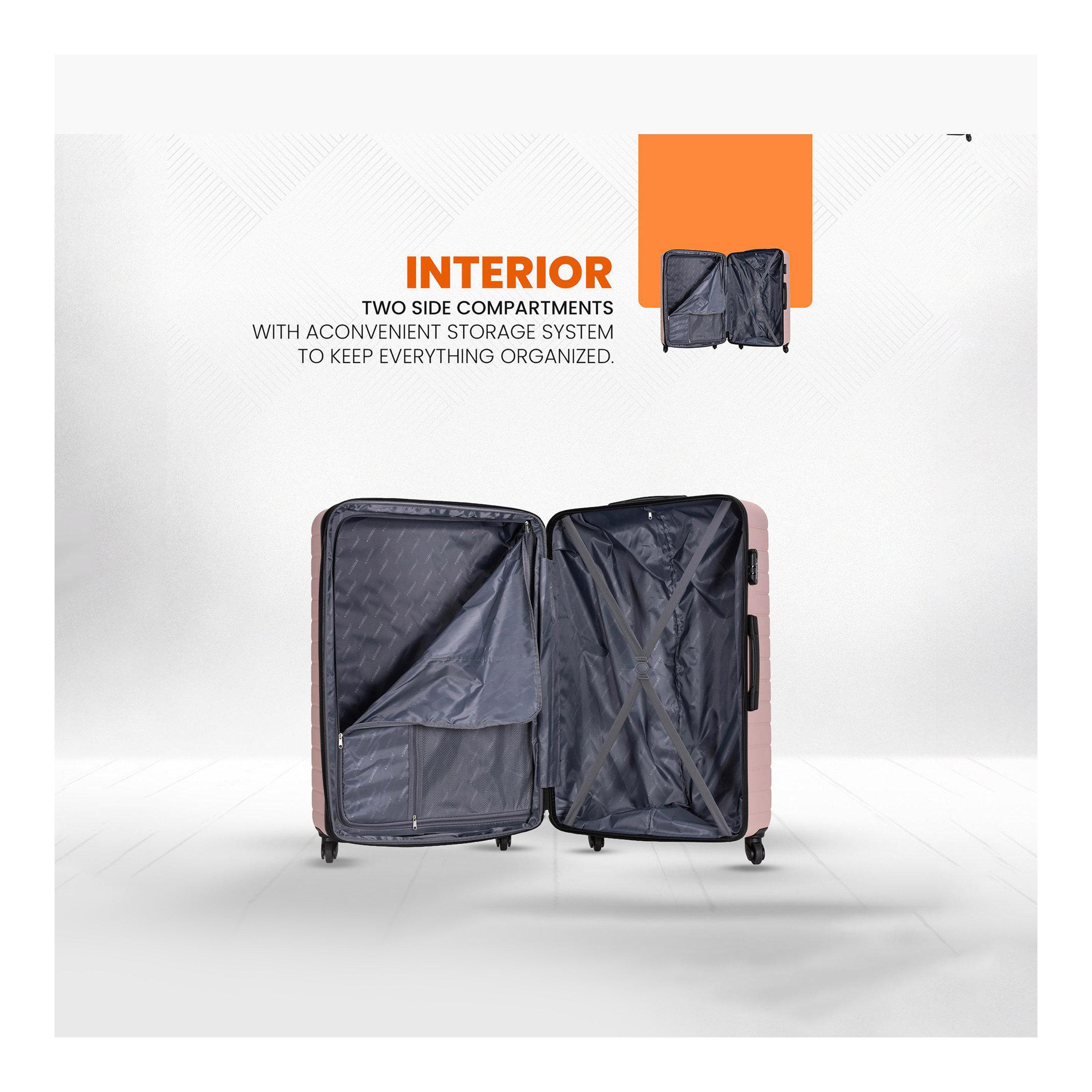 Stargold Set of 4 ABS Hard Sided 4-Wheeler Spinner Trolley Bag with Combination Lock-travel-luggagesandbags-luggage-image-7