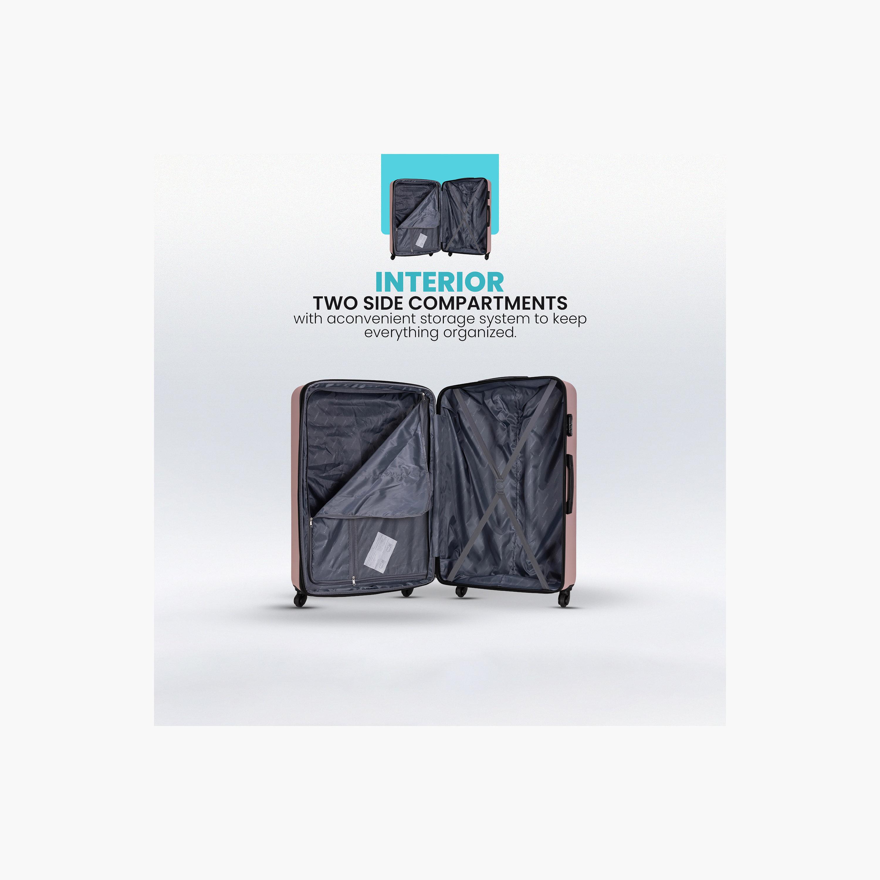 ستار جولد - طقم  3 شنط بعجلات دوارة من مادة ABS جوانب صلبة وأربع عجلات مع قفل رقمي-travel-luggagesandbags-luggage-image-2