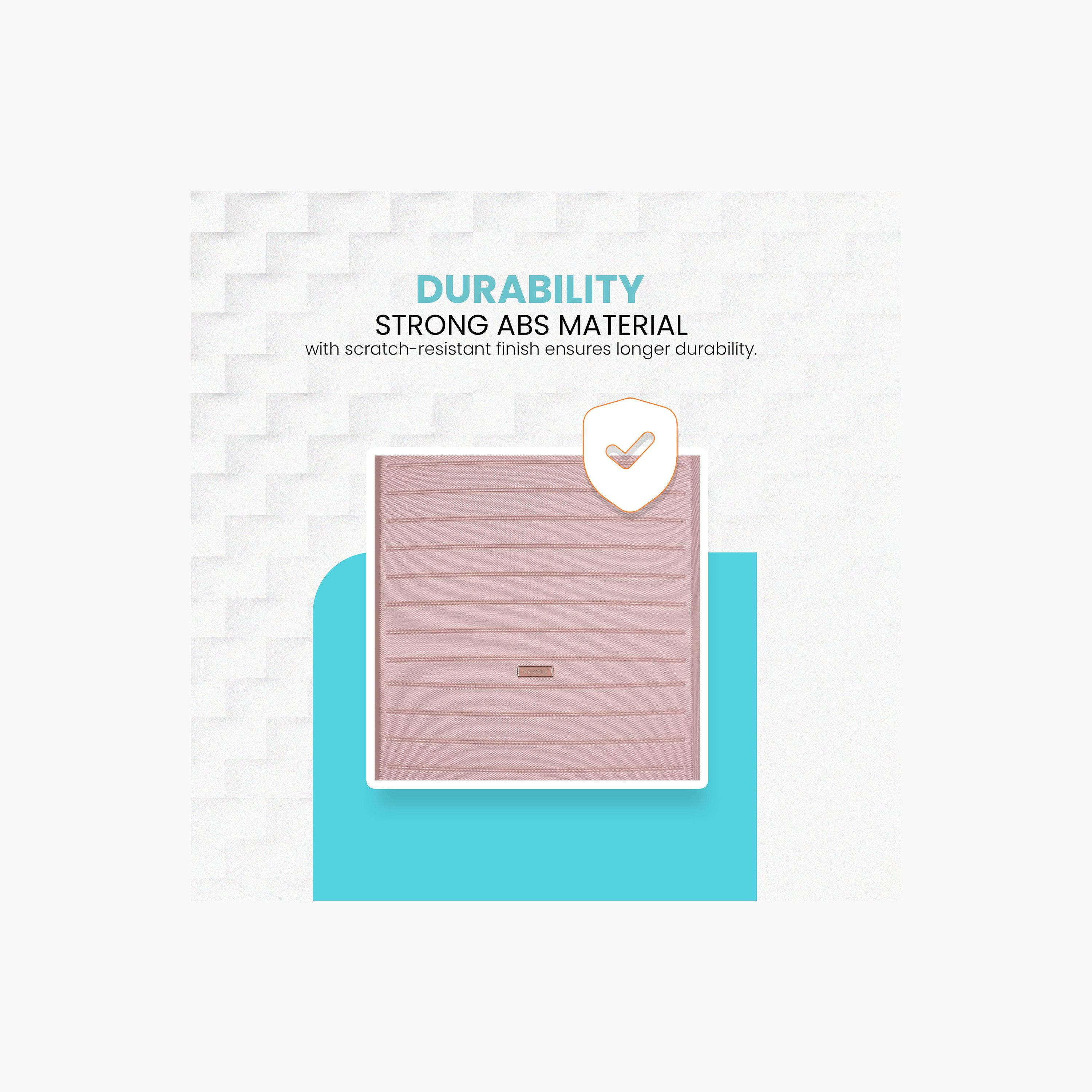 ستار جولد - طقم  3 شنط بعجلات دوارة من مادة ABS جوانب صلبة وأربع عجلات مع قفل رقمي-travel-luggagesandbags-luggage-image-7